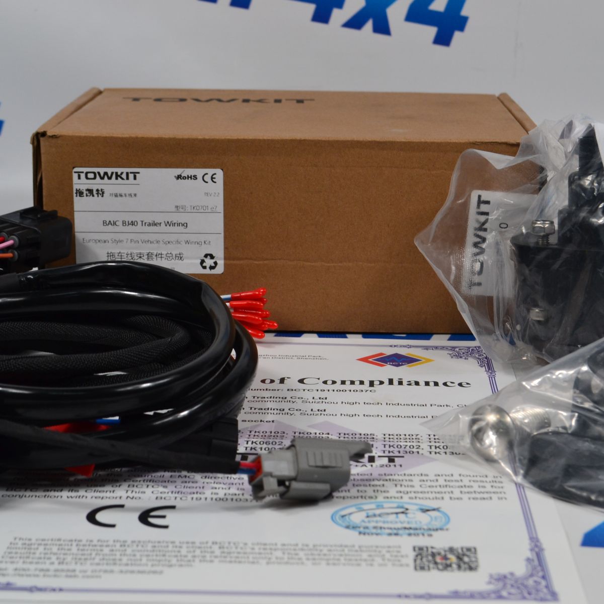 Проводка фаркопа для BAIC BJ40 2023-