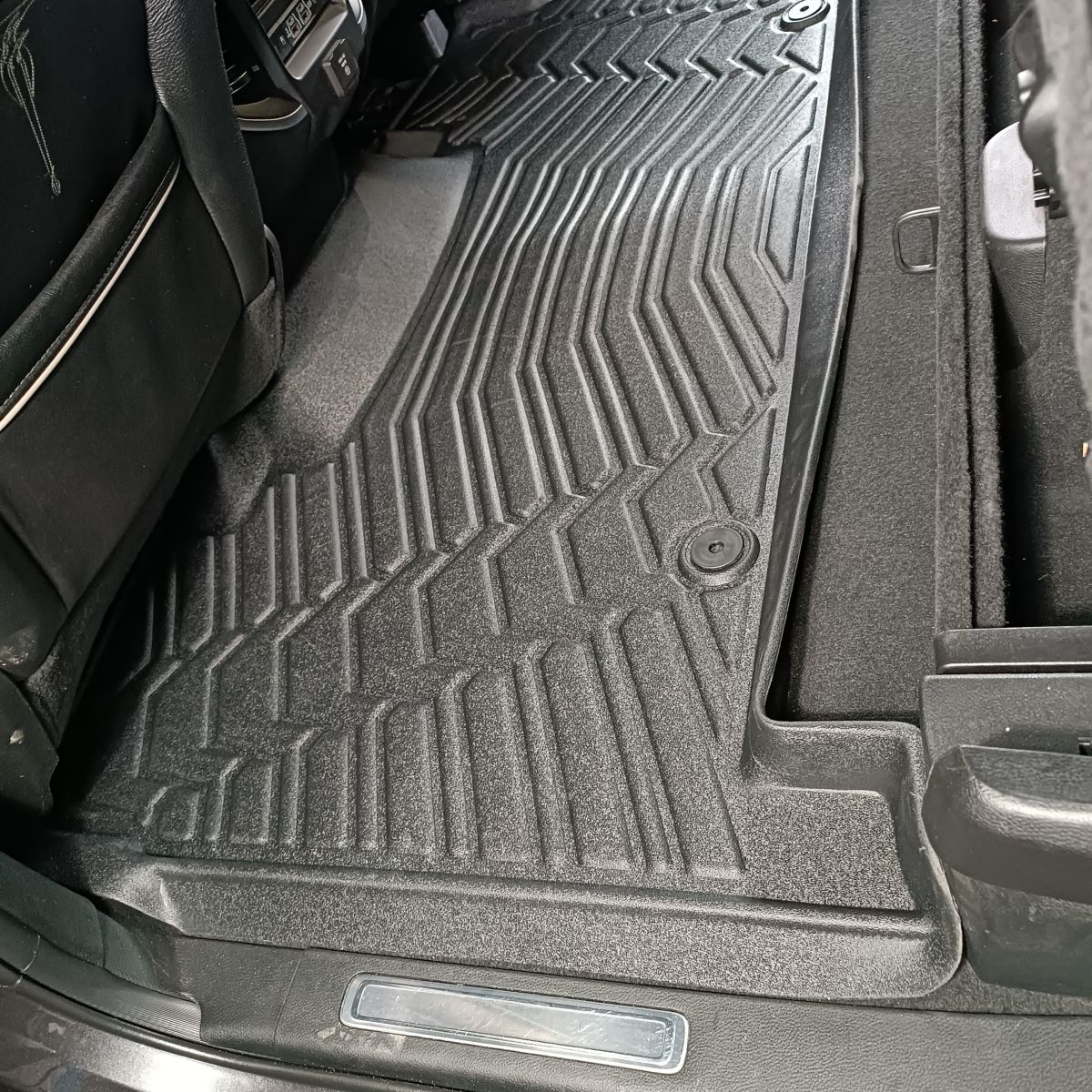 Комплект ковров салонных 3D Dodge Ram 1500 DT 2019- (без органайзером под лавкой)
