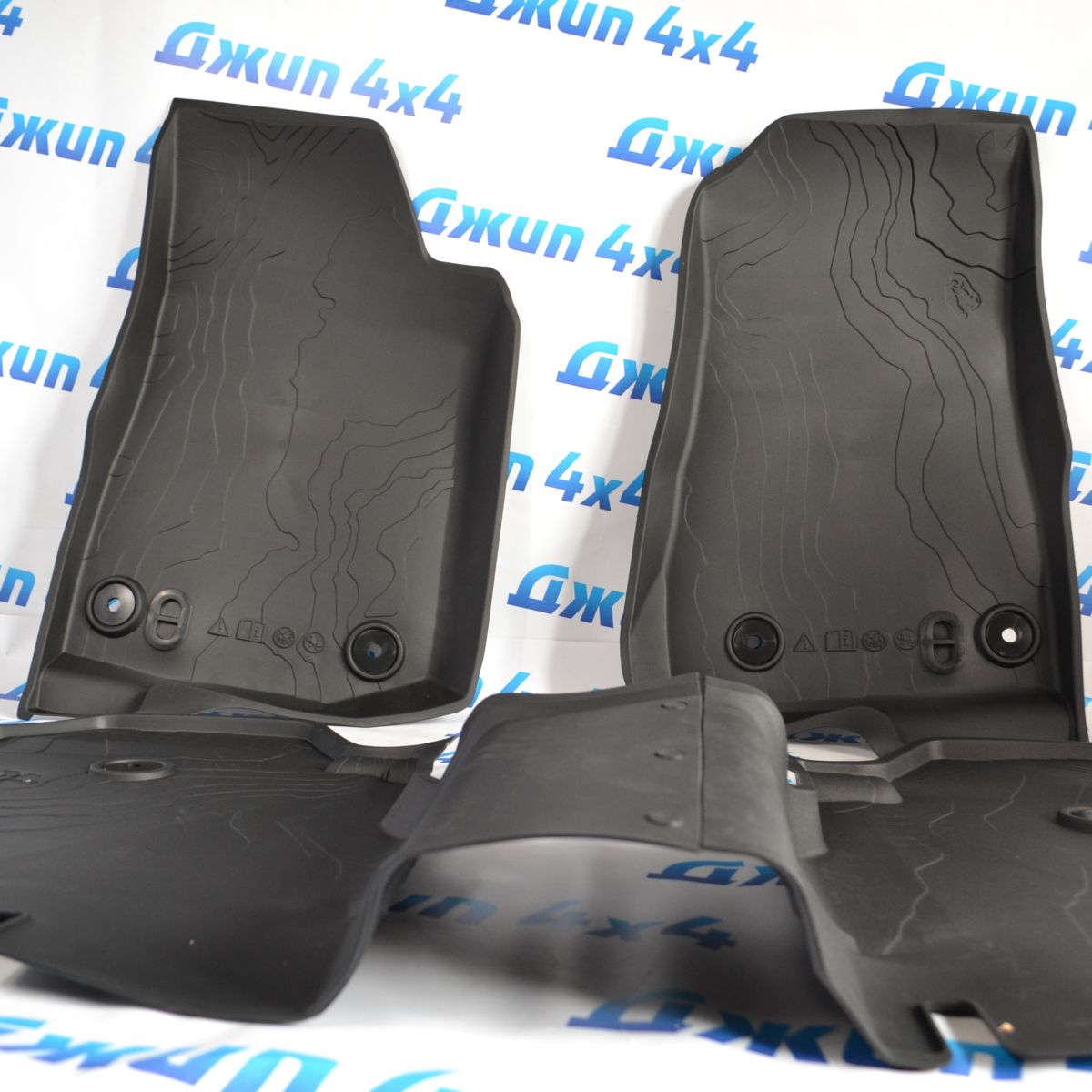 Ковры в салон Jeep Wrangler JL 4 двери 2018- (комплект) 82216623AB