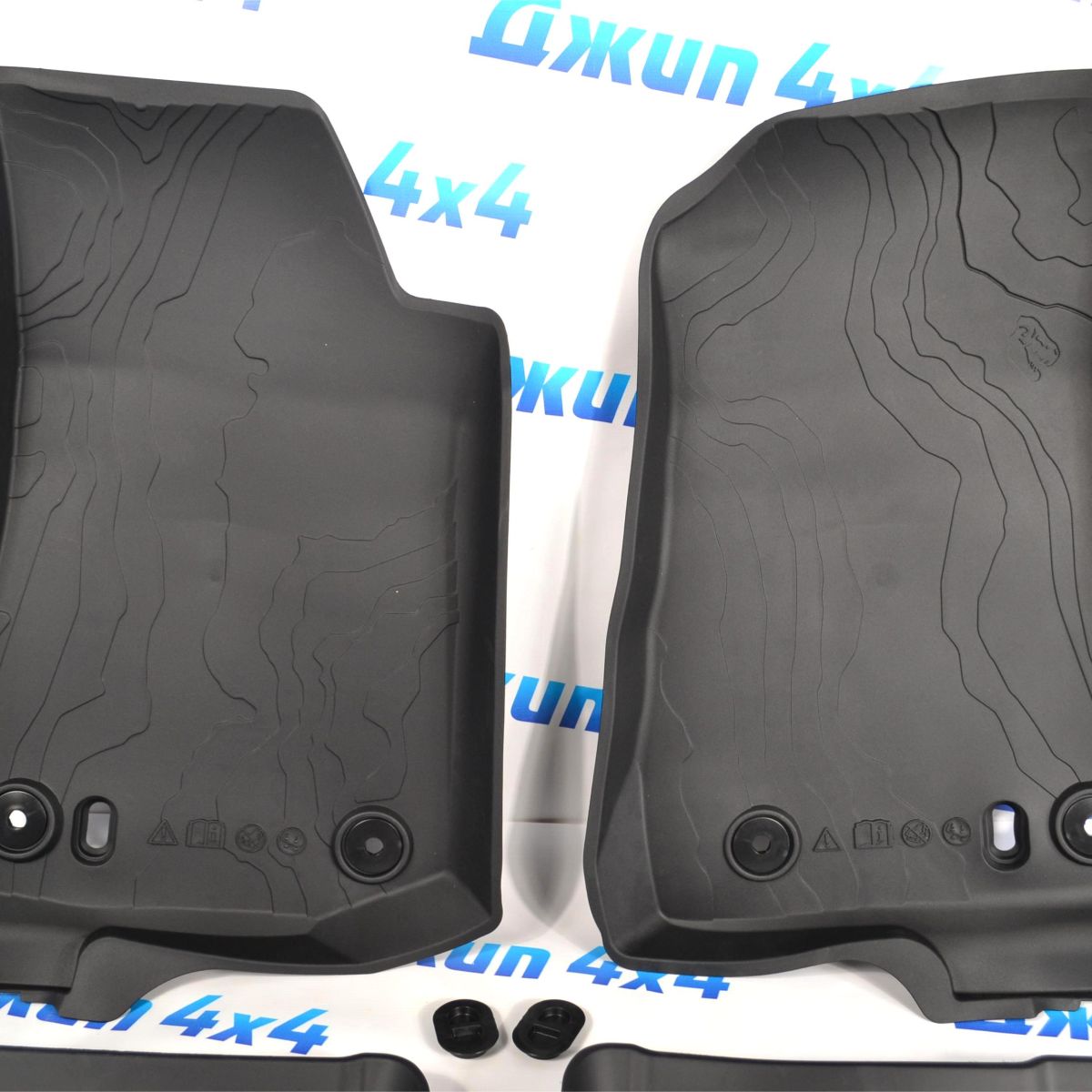 Ковры в салон Jeep Wrangler JL 3 двери 2018- (комплект) 82216625AB