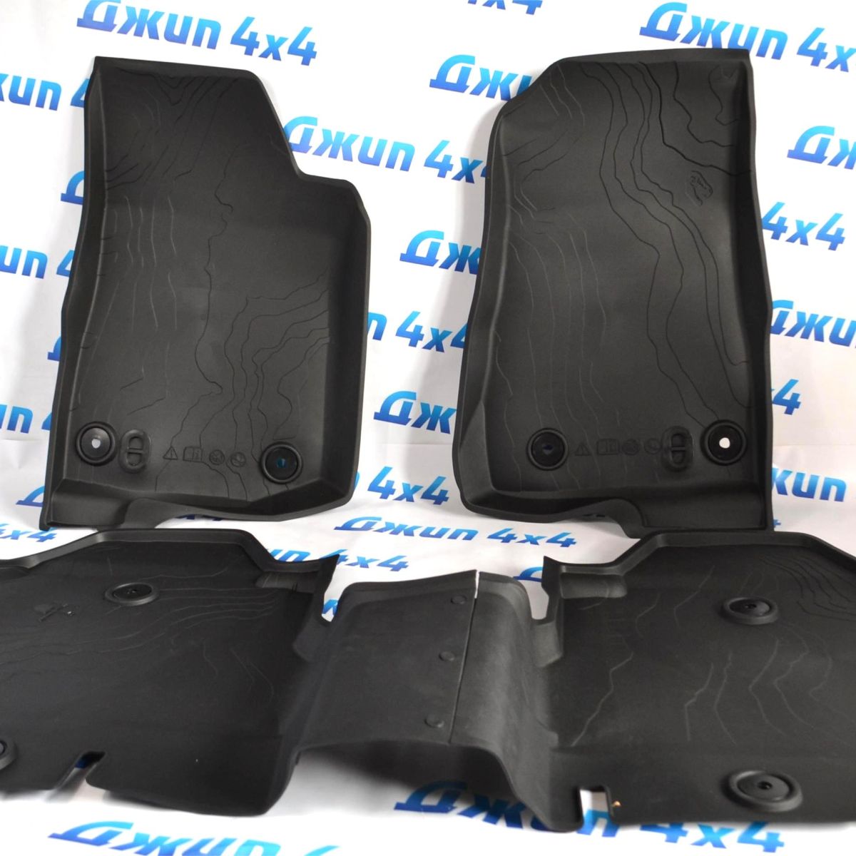 Ковры в салон Jeep Wrangler JL 4 двери 2018- (комплект) 82216623AB
