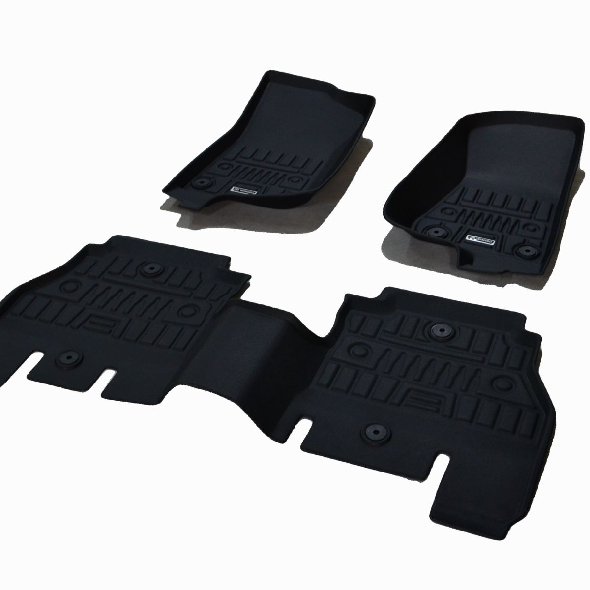 Комплект ковров салонных 3D Jeep Wrangler JL 2018- (для 5 дверей)