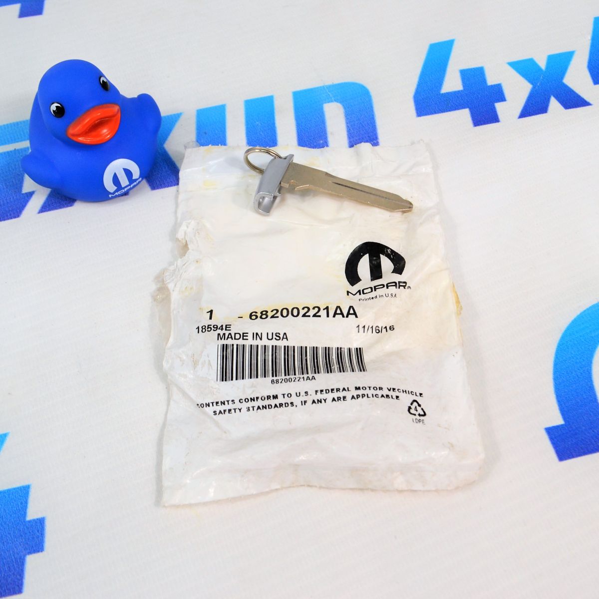 Жало механического ключа Jeep/Dodge/Ram (аварийное лезвие) 68200221AA