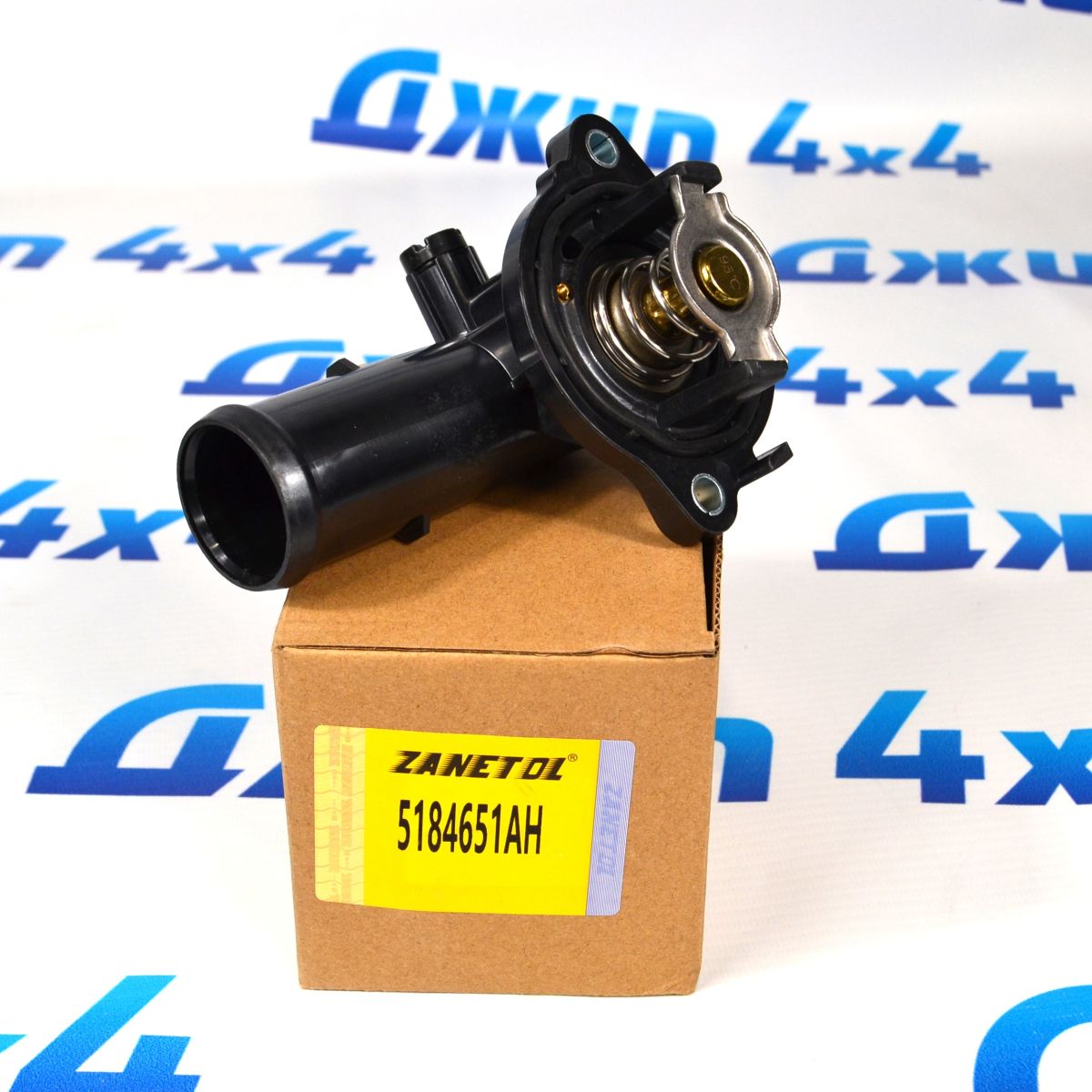 Термостат  Jeep Grand Cherokee WK2/Dodge Durango WD/Jeep Wrangler V3.6 (с корпусом) 5184651AH