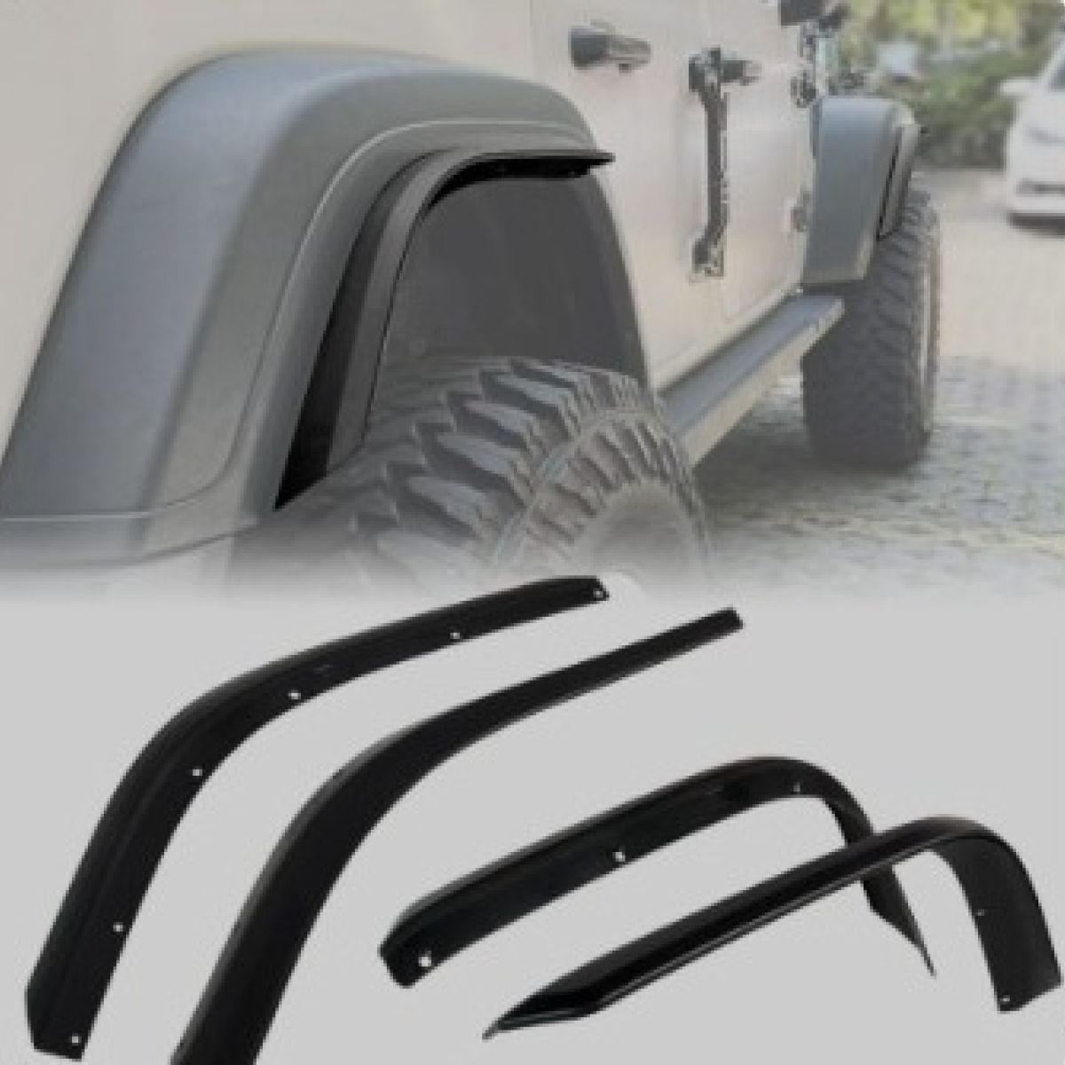 Комплект расширителей ( высокие крылья) Jeep Wrangler JL 2018- QP011124
