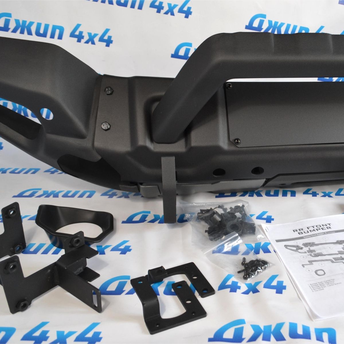 Бампер силовой передний Jeep Wrangler JL/Jeep Gladiator JT копия AEV (алюминий) JL-GL-483