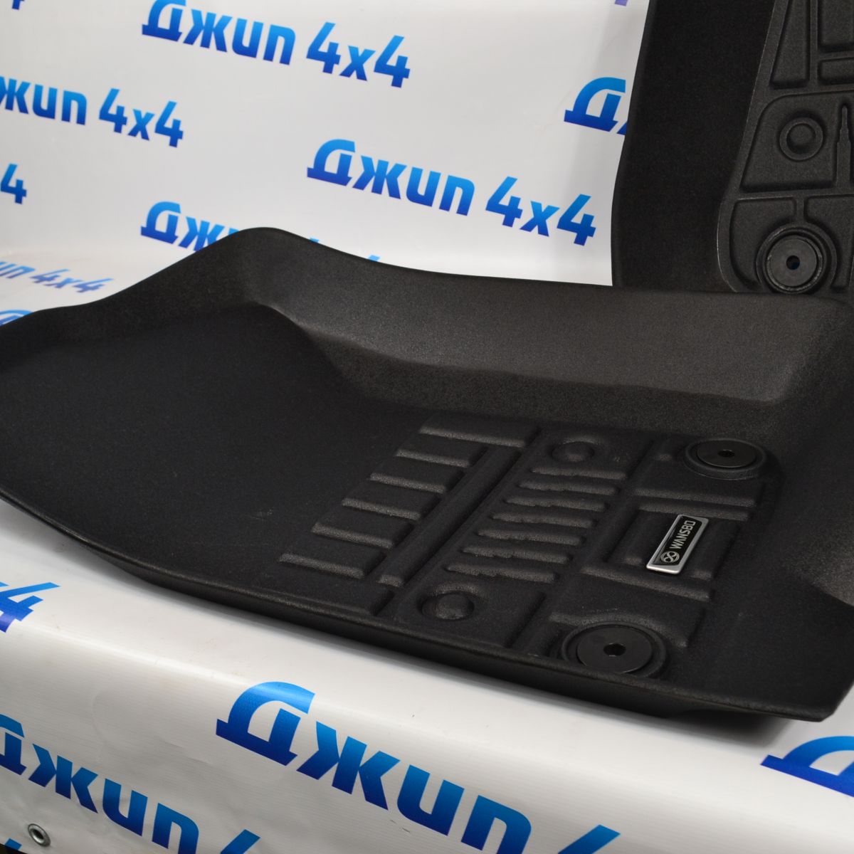 Комплект ковров салонных 3D Jeep Wrangler JL 2018- (для 5 дверей)
