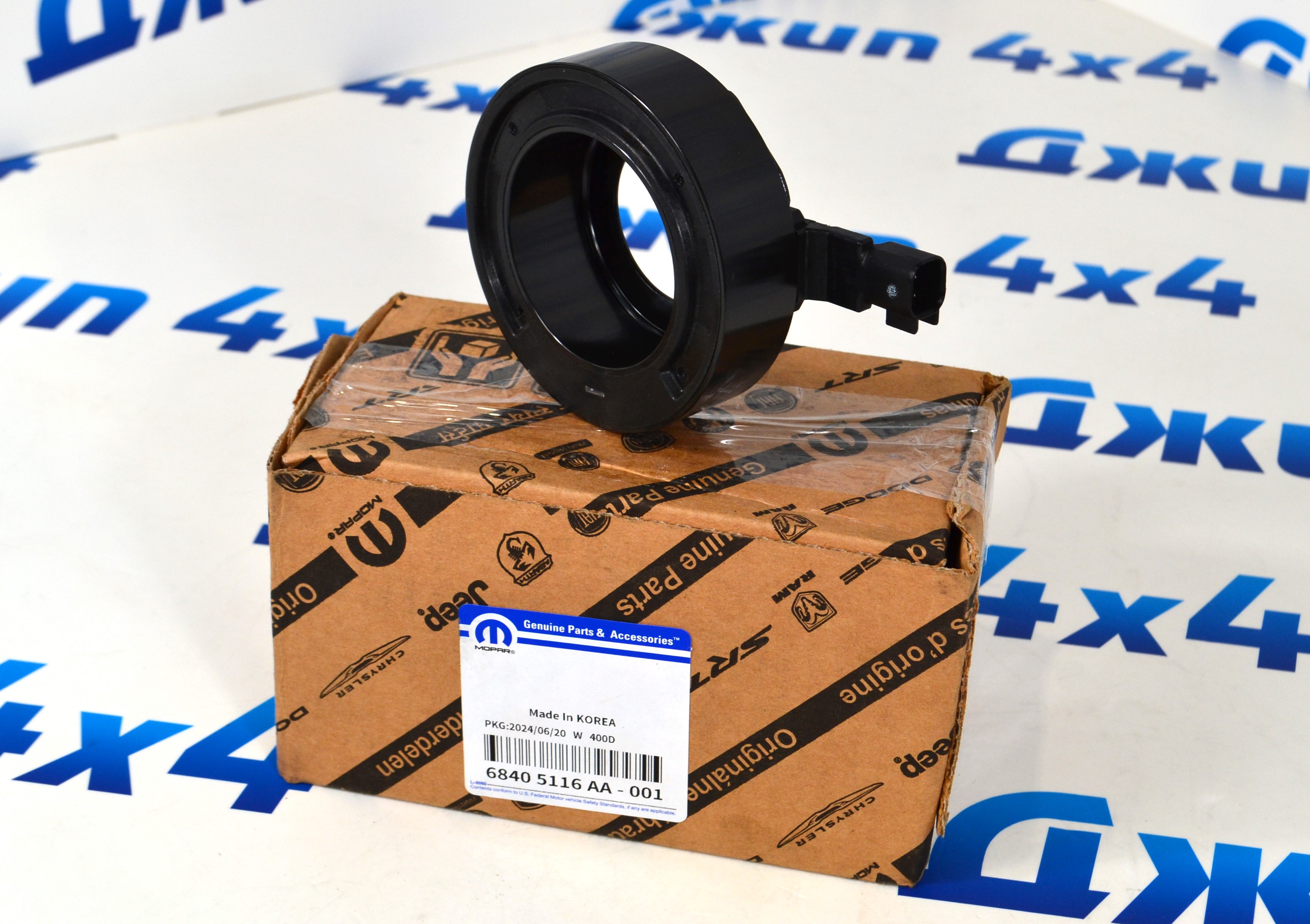 Катушка сцепления компрессора кондиционера Jeep Wrangler JL V2.0T 68405116AA