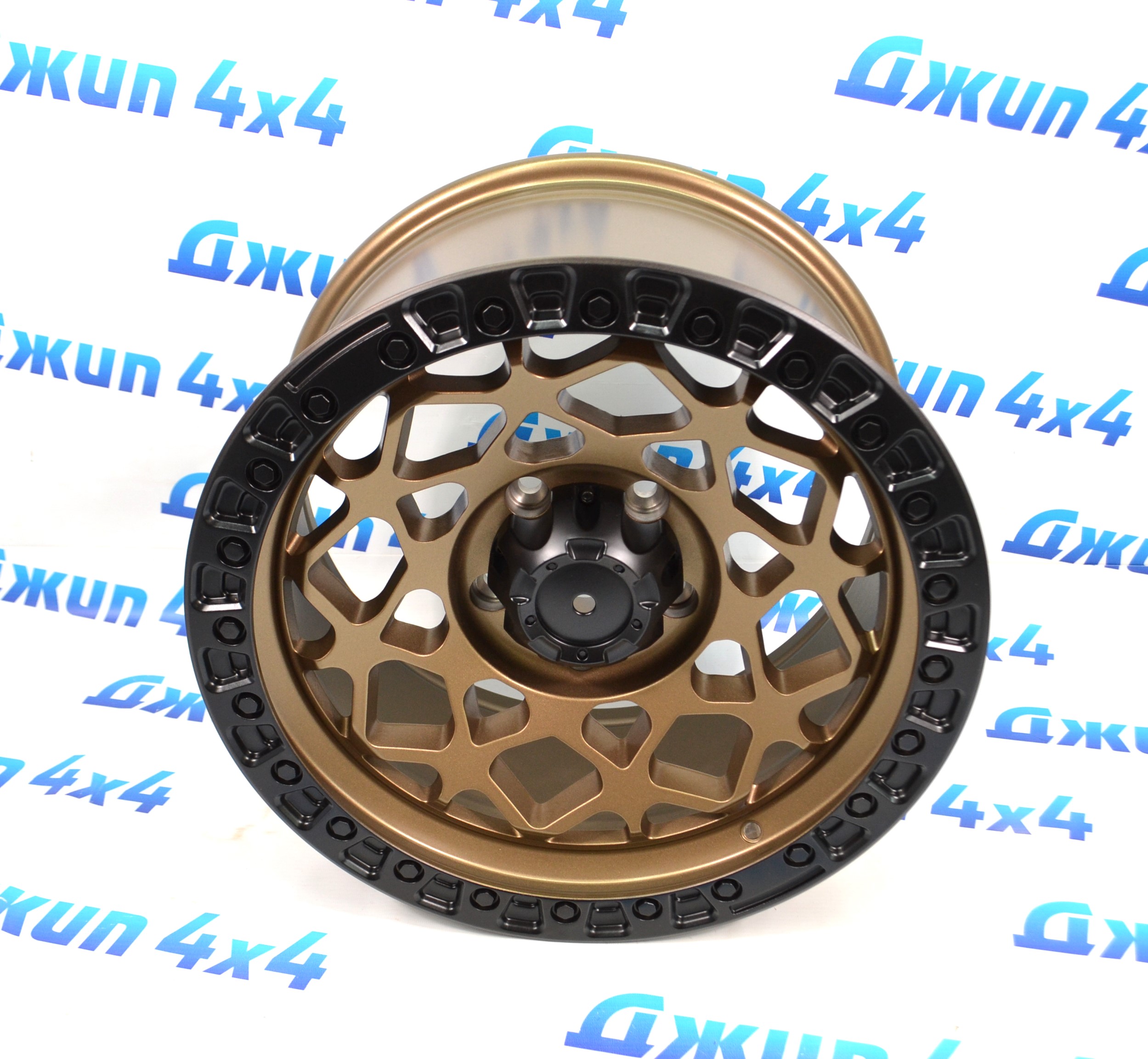 Диск колёсный Bronze+Matt black lip R17x9/ET0/5x127/DIA71.5 (комплект 5 штук) TXT018