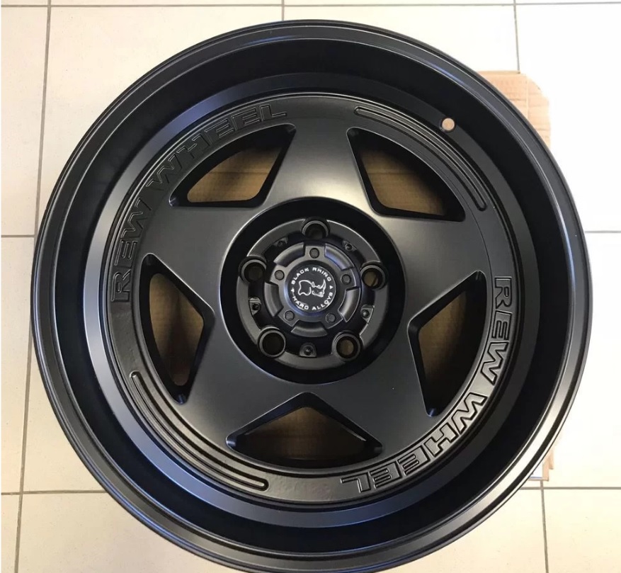Диск колёсный 17х9,0 / ET -12 / 5x127 / 71.5 мм / MATT BLACK