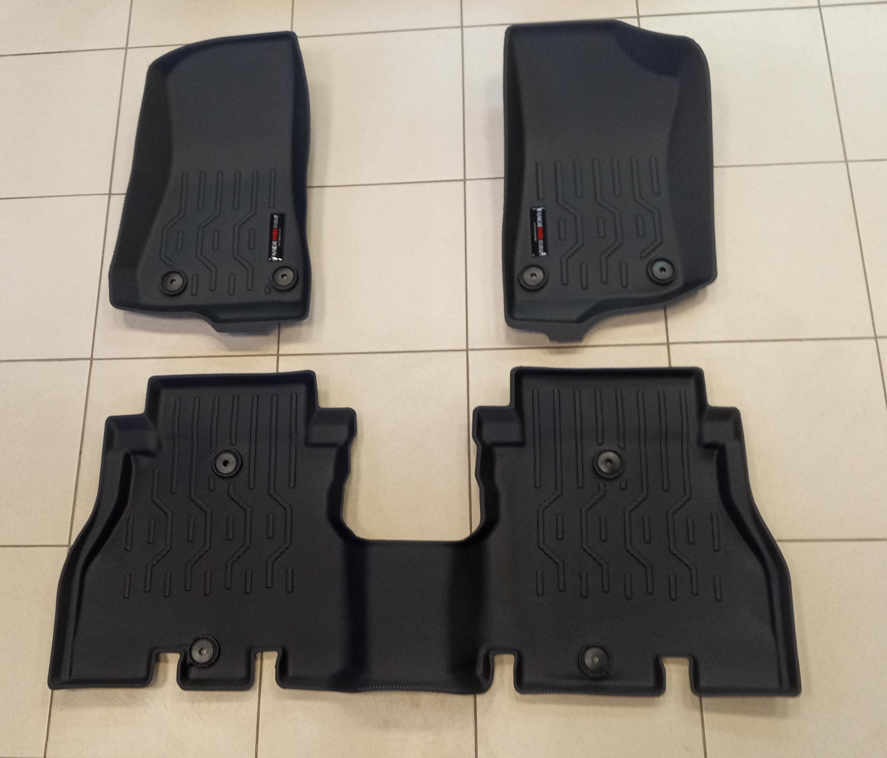 Комплект ковров салонных Jeep Wrangler JL Jeep Gladiator JT