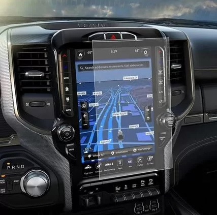 Стекло защитное на сенсорный экран мультимедиа Dodge Ram 1500 DT 2019- / 12 дюймов /