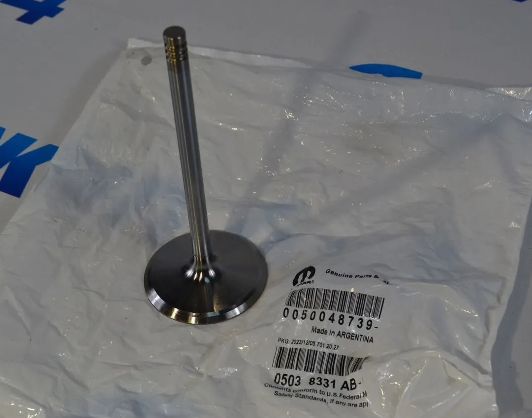 Клапан впускной Jeep Dodge Chrysler Ram V6.2 Hemi V6.4 Hemi 2011-