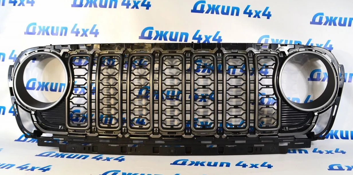 Решётка радиатора без места под камеру Jeep Wrangler JL 00000871