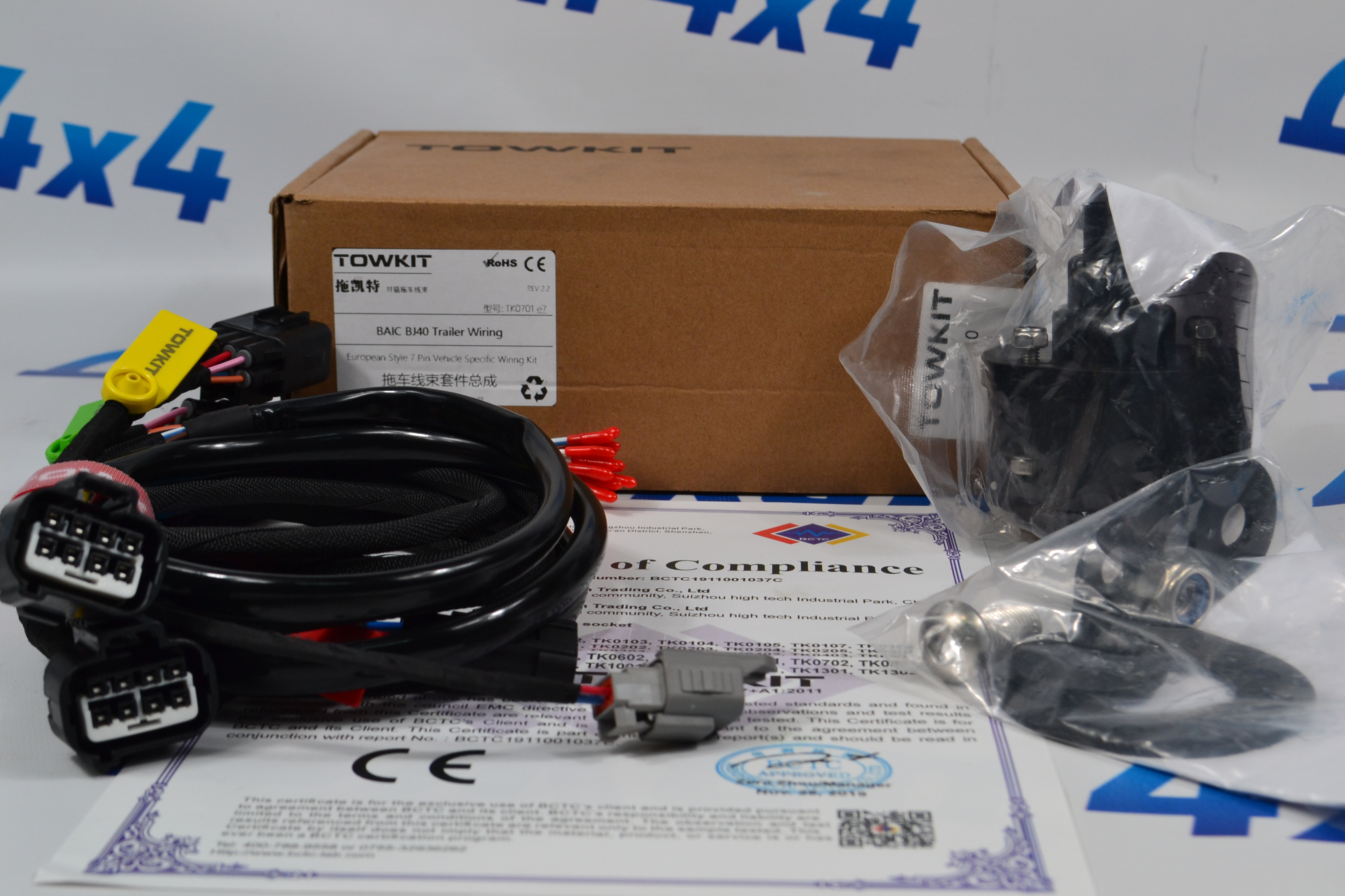 Проводка фаркопа для BAIC BJ40 2023-
