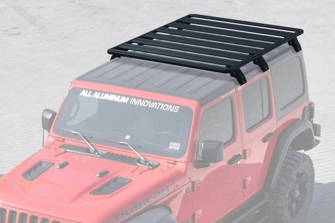 Багажник на крышу алюминиевый Jeep Wrangler JL длина 160см THVE9028