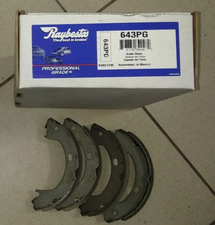 Колодки тормозные задние барабанные Chrysler PT Cruiser PT 2000-2010 Chrysler JR 2003-2007