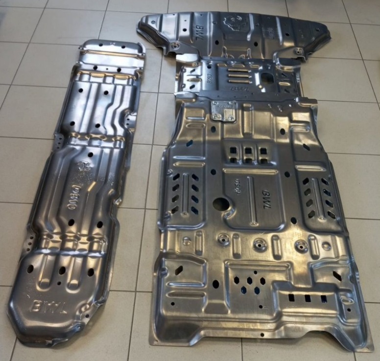 Защита днища Dodge Ram 1500 TRX (алюминий,комплект) 68709206AA