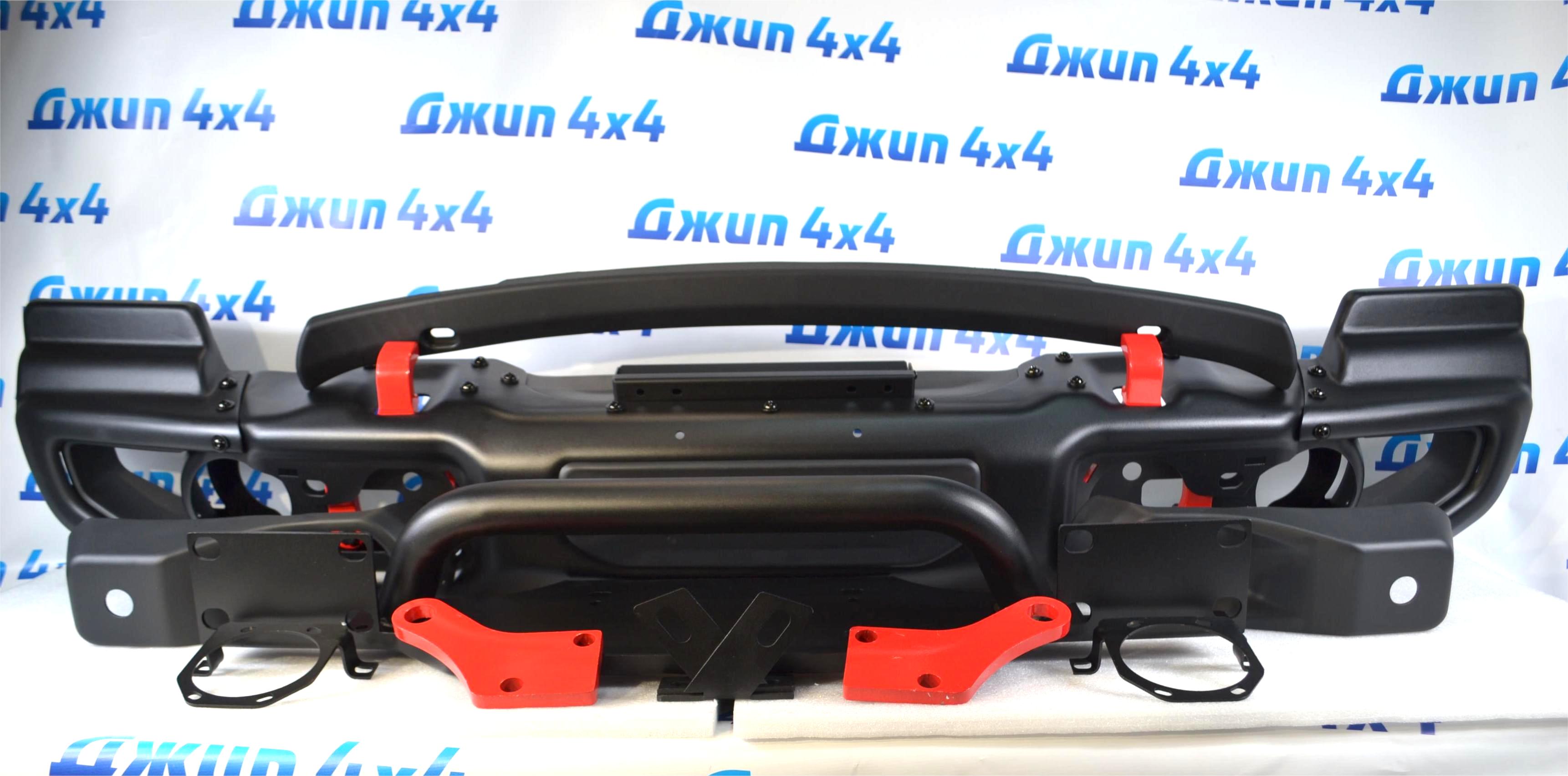 Бампер передний силовой Jeep Wrangler JL/Jeep Gladiator JT с уголками (алюминий) 82215121