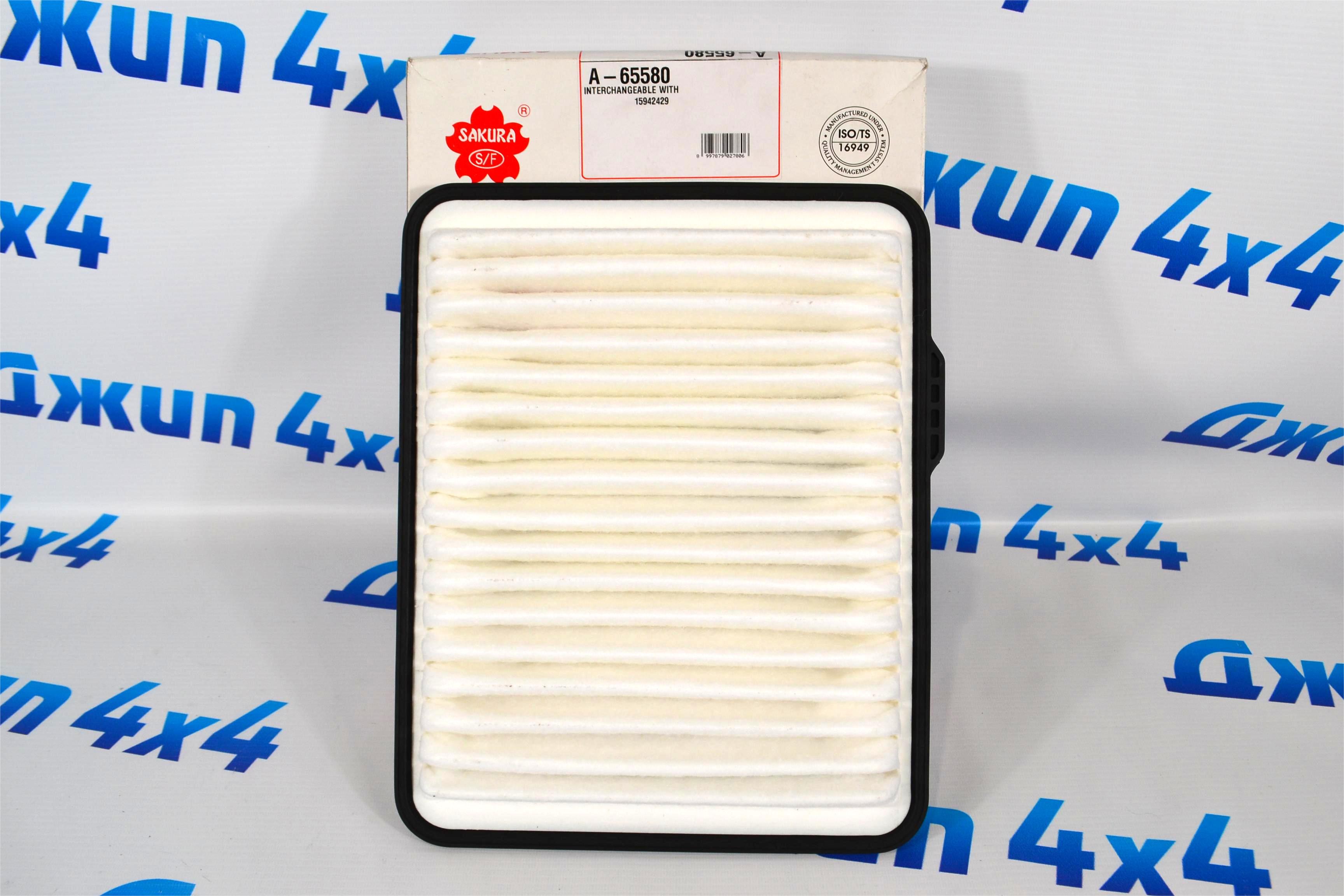 Фильтр воздушный Hummer H3 2008-2010/Chevtolet Colorado 2009-2011 (плоский) 15942429