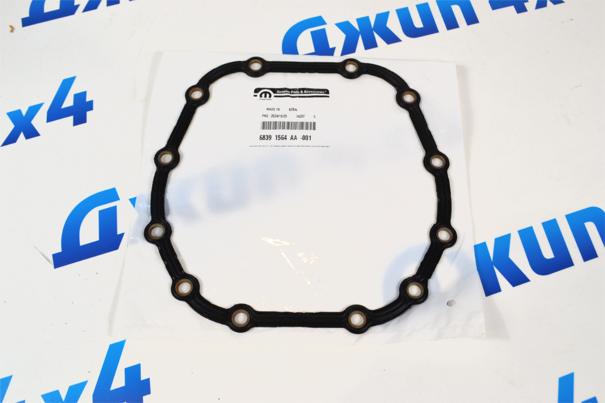 Прокладка крышки дифференциала переднего моста Jeep Wrangler JL 68391564AA