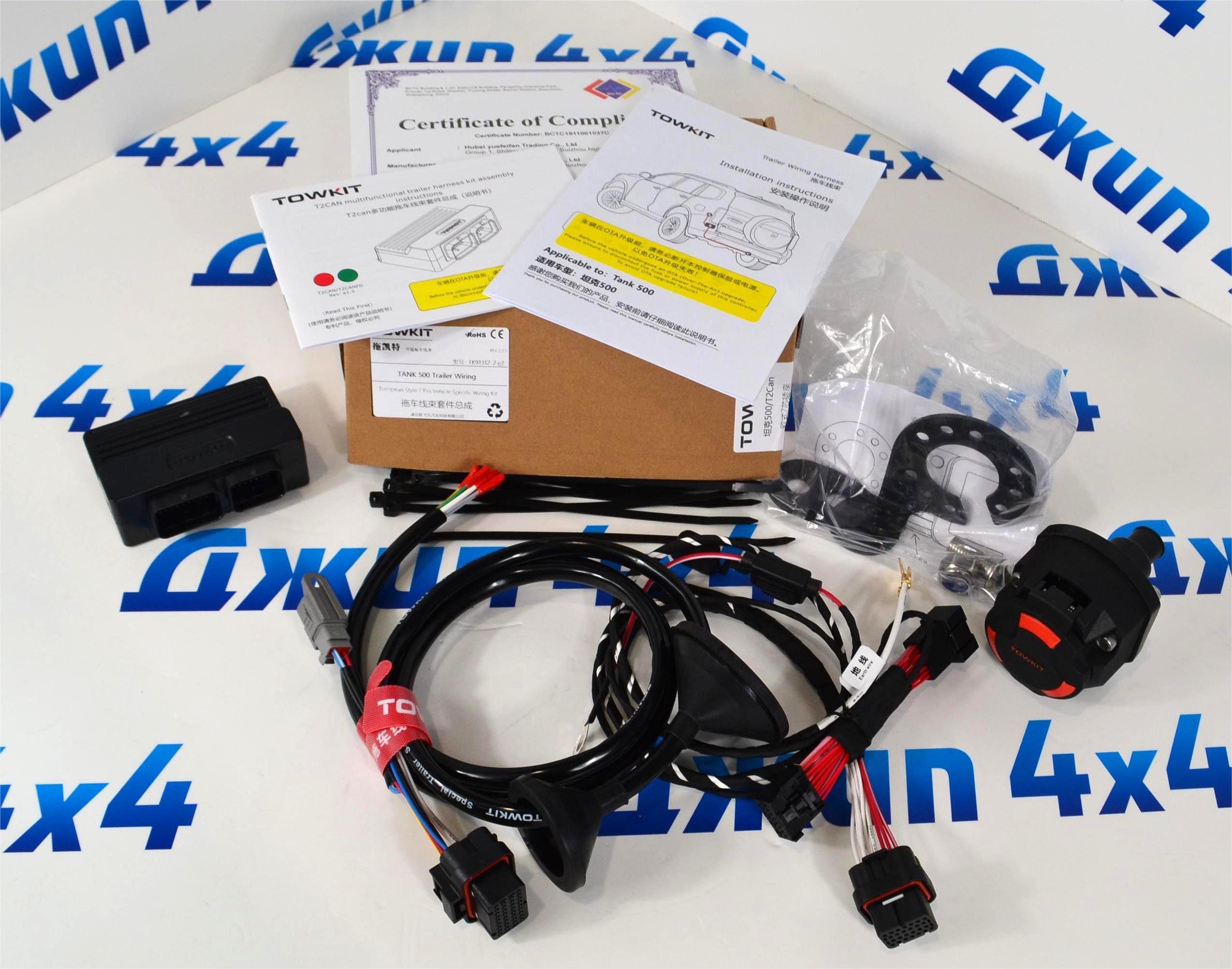 Проводка фаркопа для TANK 500 гибрид TK91312-2