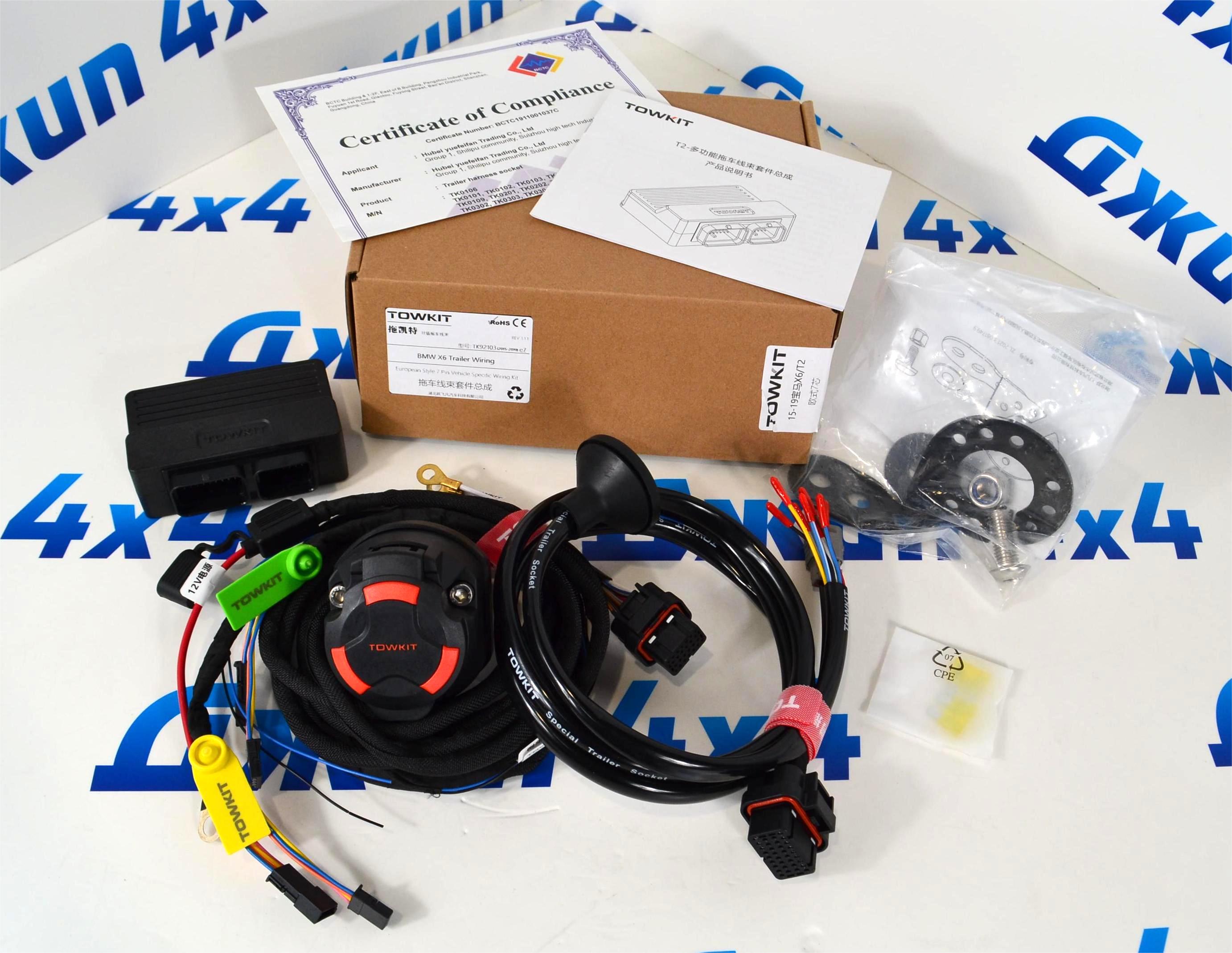 Проводка фаркопа для BMW X6 2015-2019 TK92103