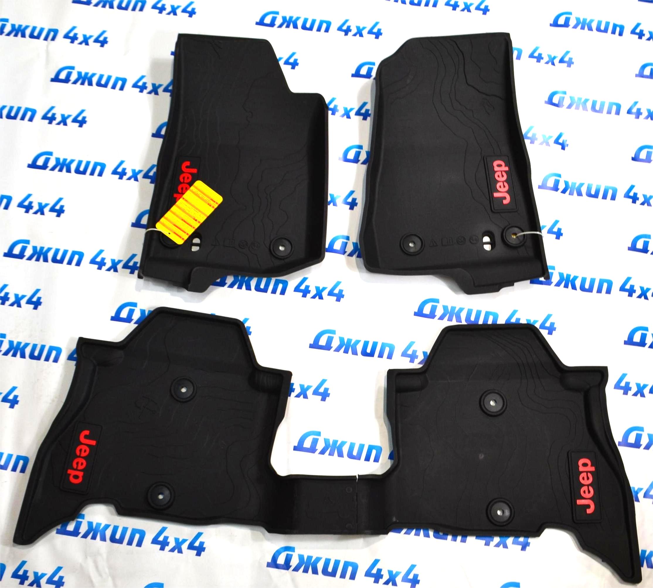 Ковры в салон Jeep Wrangler JL 4XE (комплект) 82216624AA