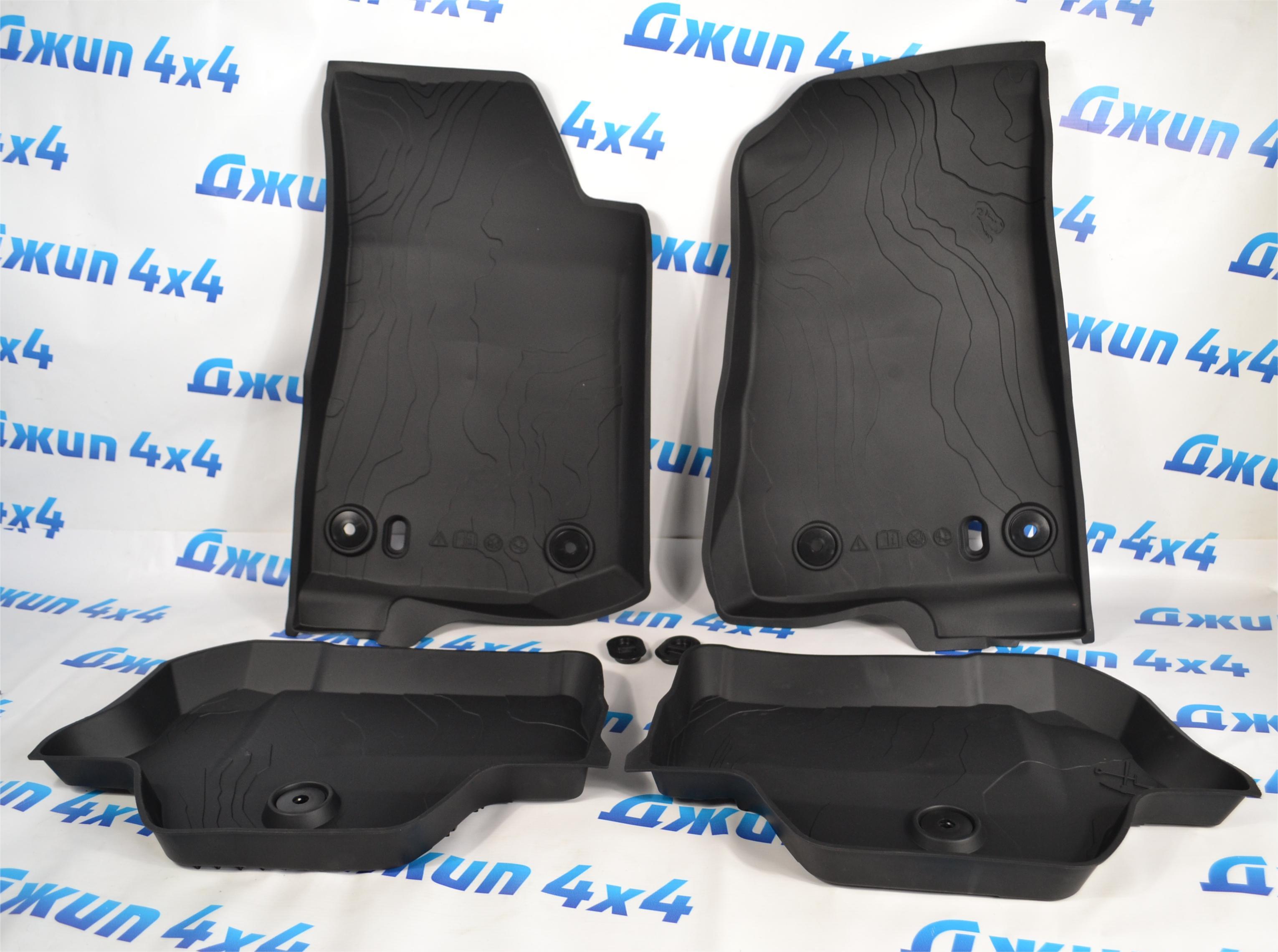 Ковры в салон Jeep Wrangler JL 3 двери 2018- (комплект) 82216625AB