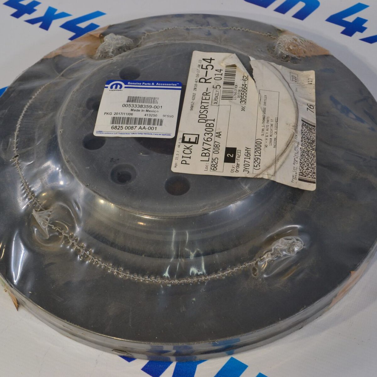 Диск тормозной передний Jeep Wrangler JL/Jeep Gladiator JT 68250087AA