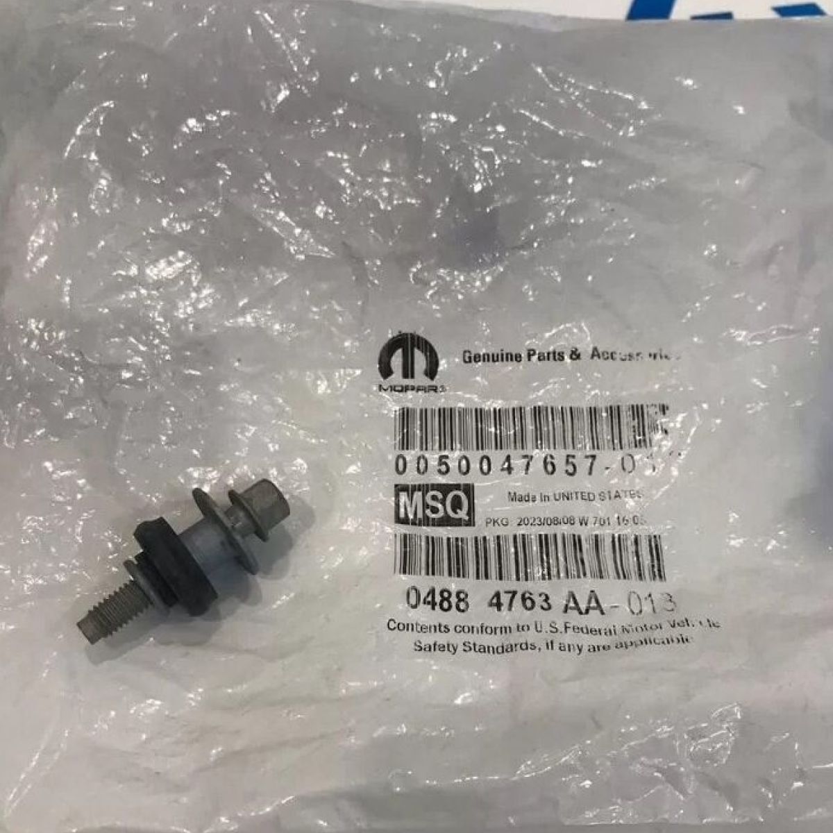 Болт клапанной крышки Jeep/Dodge/Chrysler V1.8/2.0/2.4/2.4 Multiair/3.3/3.8 Petrol 4884763AA