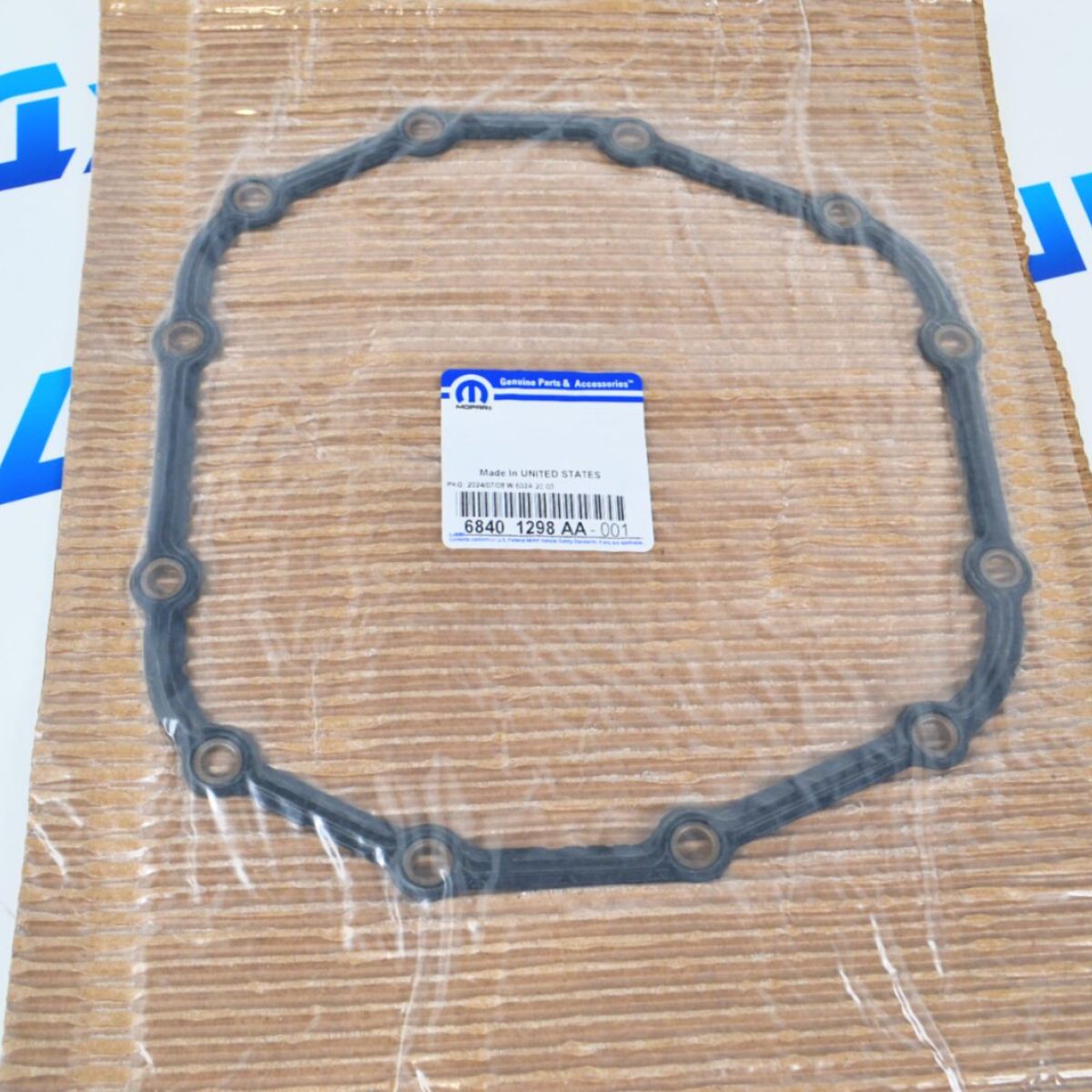 Прокладка крышки заднего редуктора Jeep Wrangler JL/Jeep Gladiator JT 68401298AA