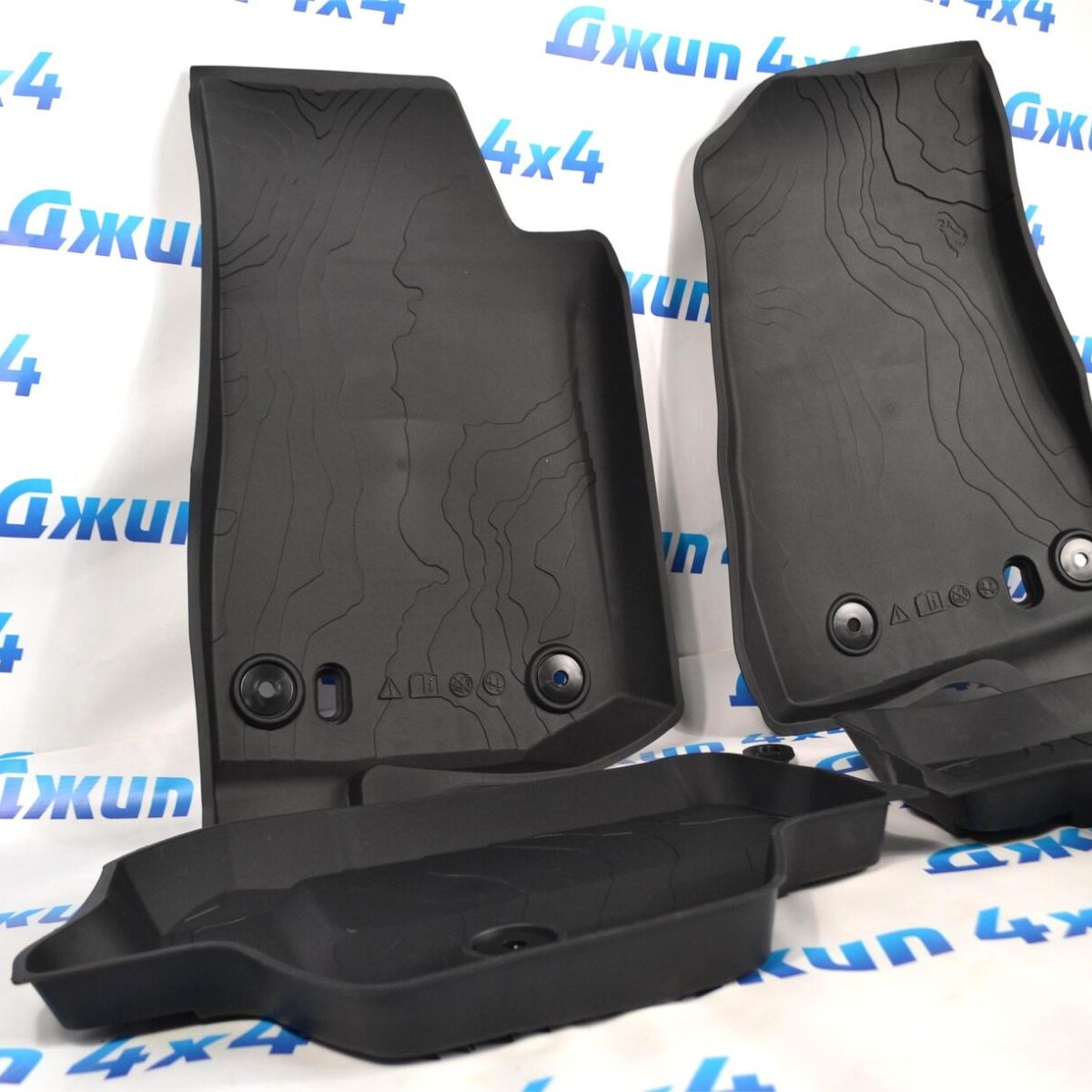 Ковры в салон Jeep Wrangler JL 3 двери 2018- (комплект) 82216625AB