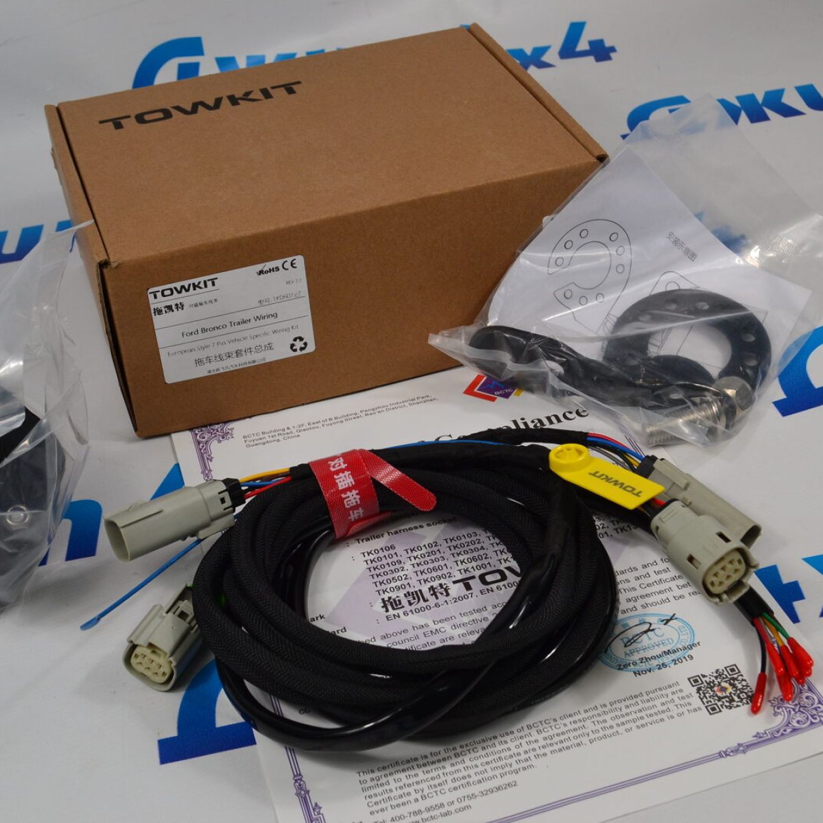 Проводка фаркопа для Ford Bronco 2021- TK0607