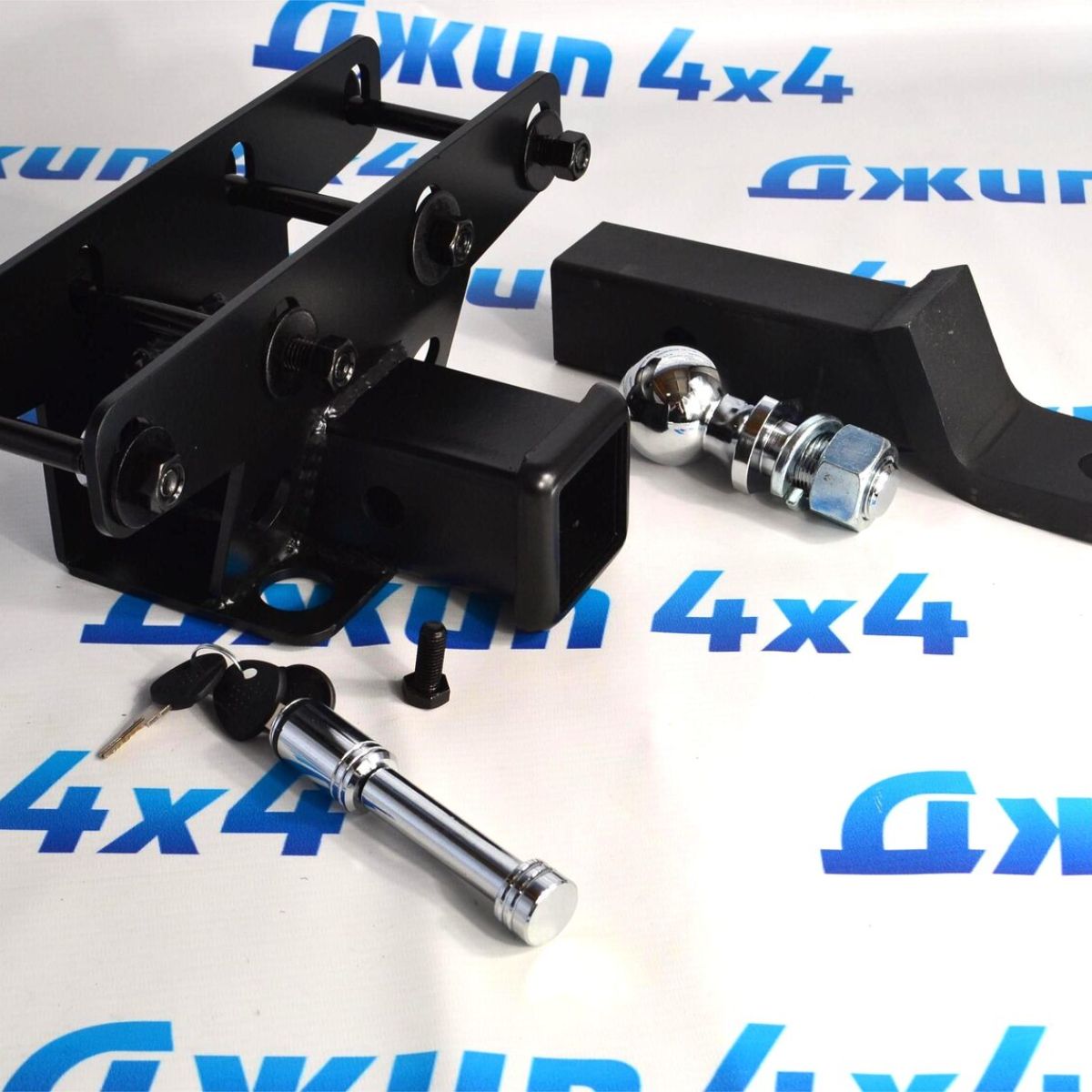 Фаркоп съёмный под квадрат Jeep Wrangler JL/Jeep Wrangler JK (комплект с крюком) 82215209