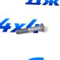 Болт правого крепления рулевого демпфера FOX Jeep Wrangler JL/Jeep Gladiator JT 6510774AA