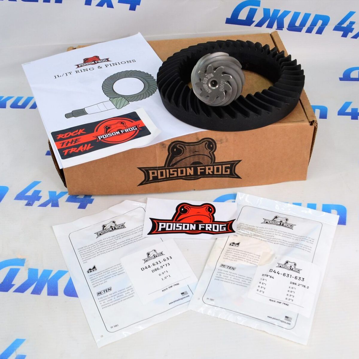 Главная пара переднего моста Jeep Wrangler JL/Jeep Gladiator JT  Dana 44 (M210)/Ratio 4.56 631456