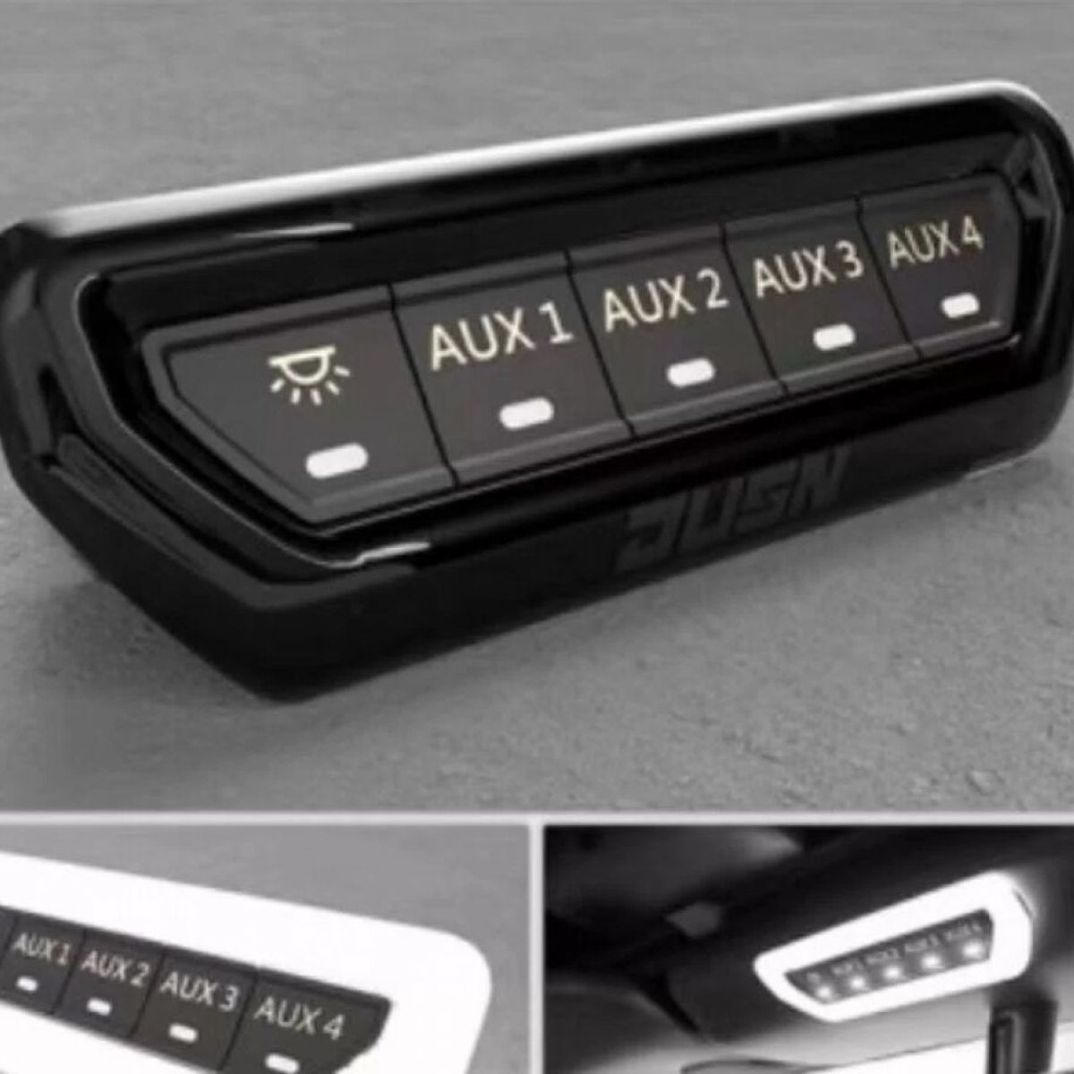 Дополнительный аукс контроллер в штатное место с проводами и блоком реле Jeep Wrangler JL 82215190AE
