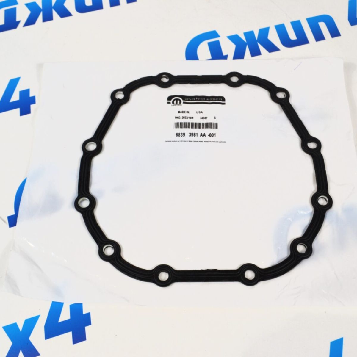 Прокладка крышки заднего моста Jeep Wrangler JL/Jeep Gladiator JT 68393981AA