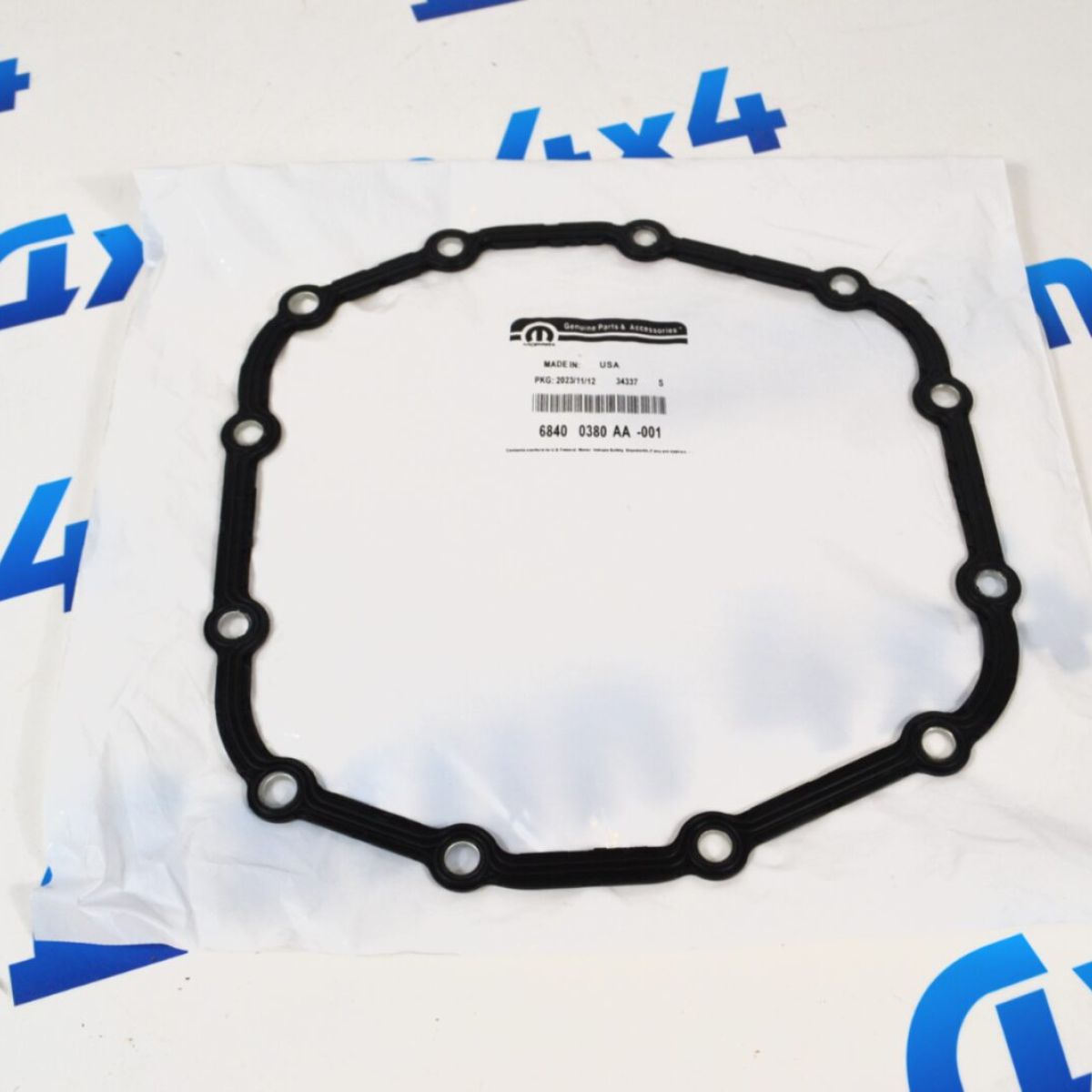 Прокладка крышки переднего редуктора Jeep Wrangler JL/Jeep Gladiator 68400380AA