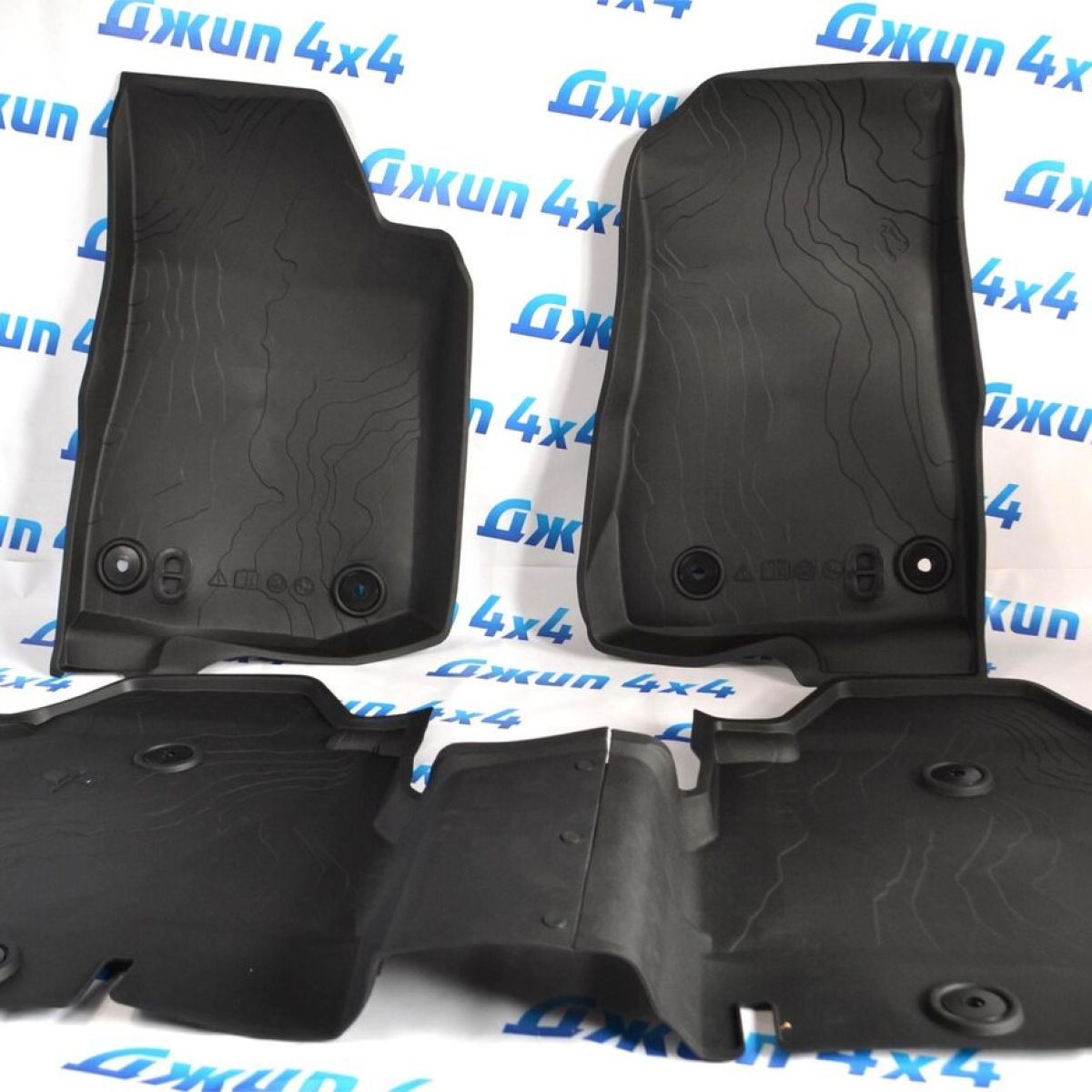 Ковры в салон Jeep Wrangler JL 4 двери 2018- (комплект) 82216623AB