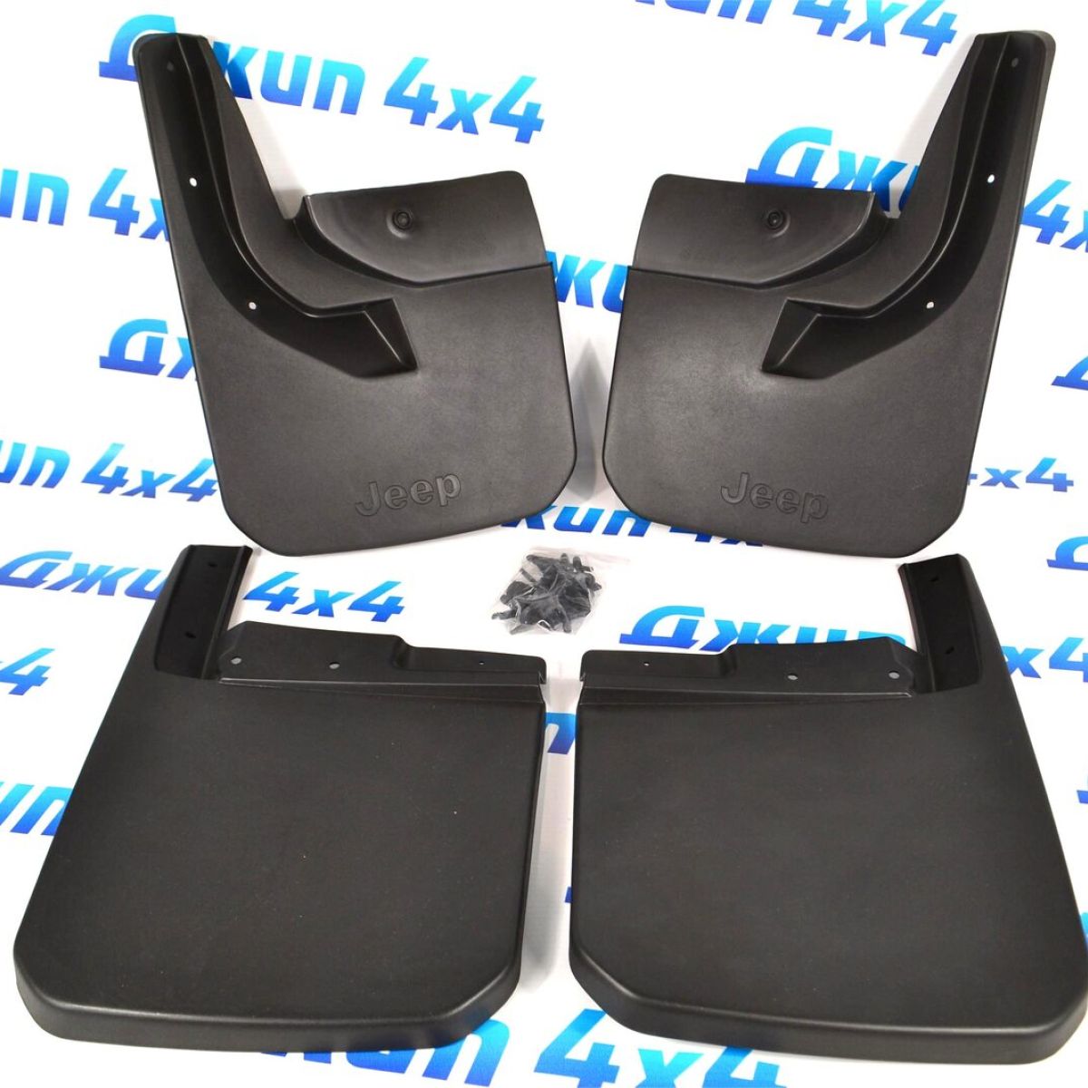 Брызговики Jeep Wrangler JL с логотипом (комплект) 82215332AB