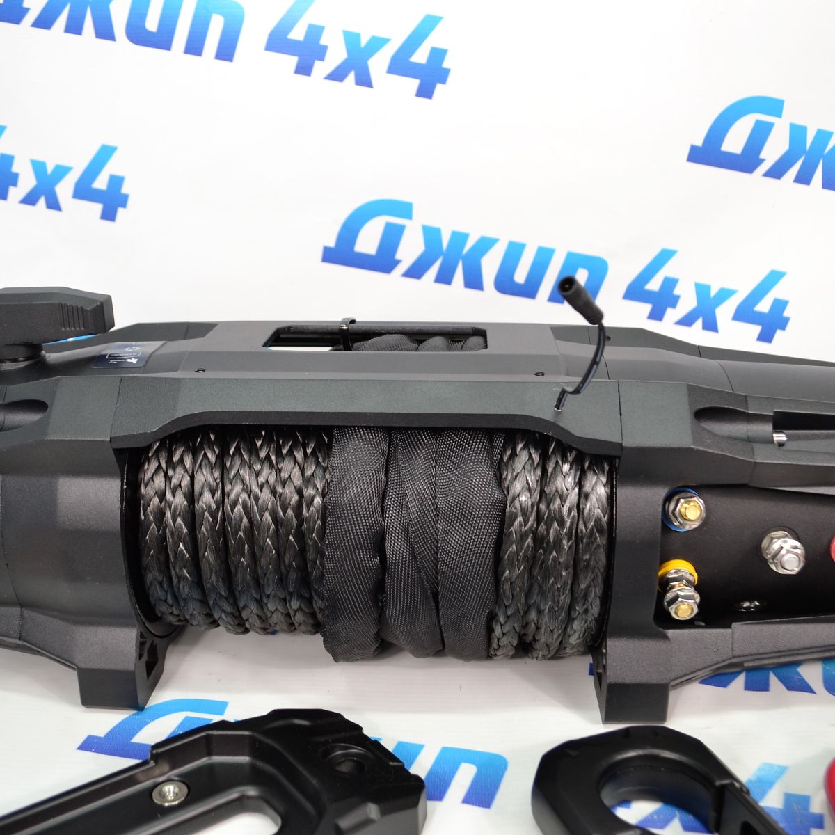 Лебедка автомобильная 13500 lbs/синтетический трос 25м/12V TR-13500-66808