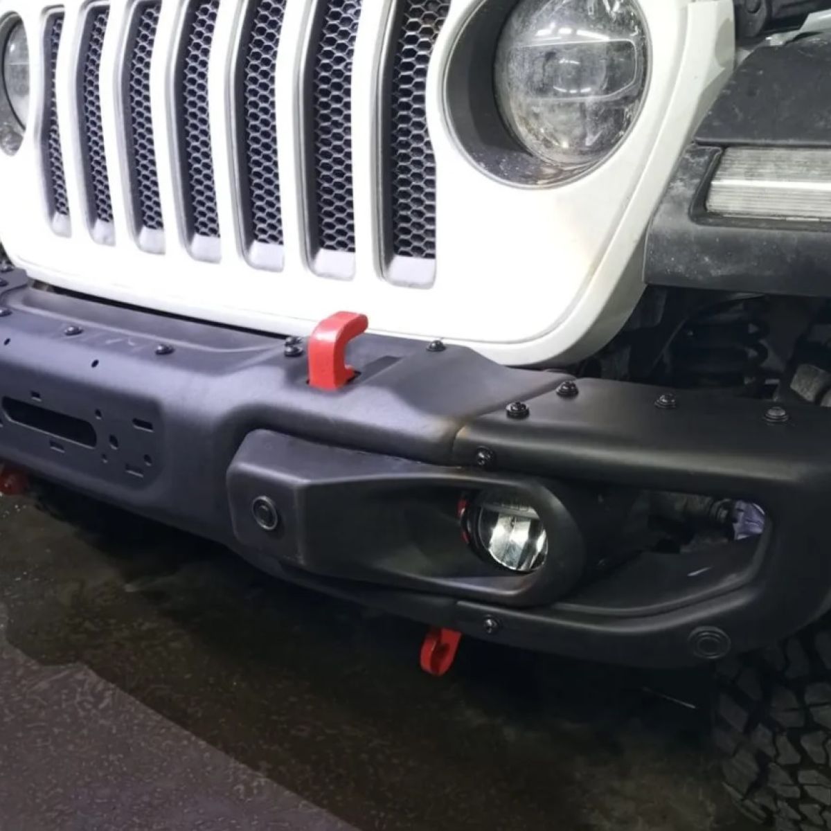 Бампер передний силовой АЛЮМИНИЙ Jeep Wrangler JL 2018-