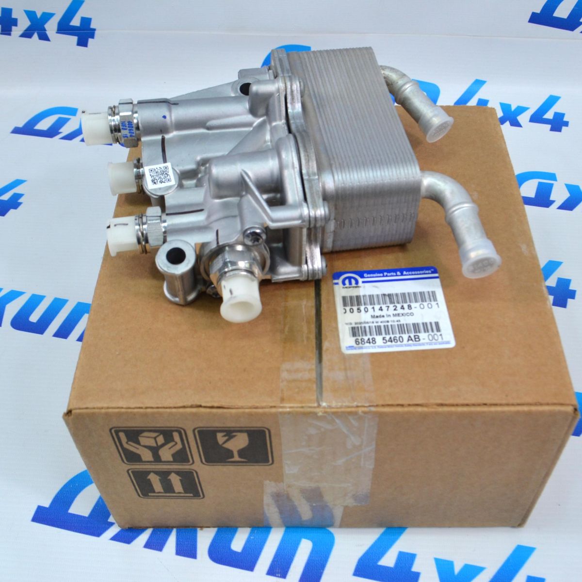 Радиатор масляный-теплообменник АКПП Jeep Wrangler JL/Jeep Gladiator/Dodge Durango 68485460AB