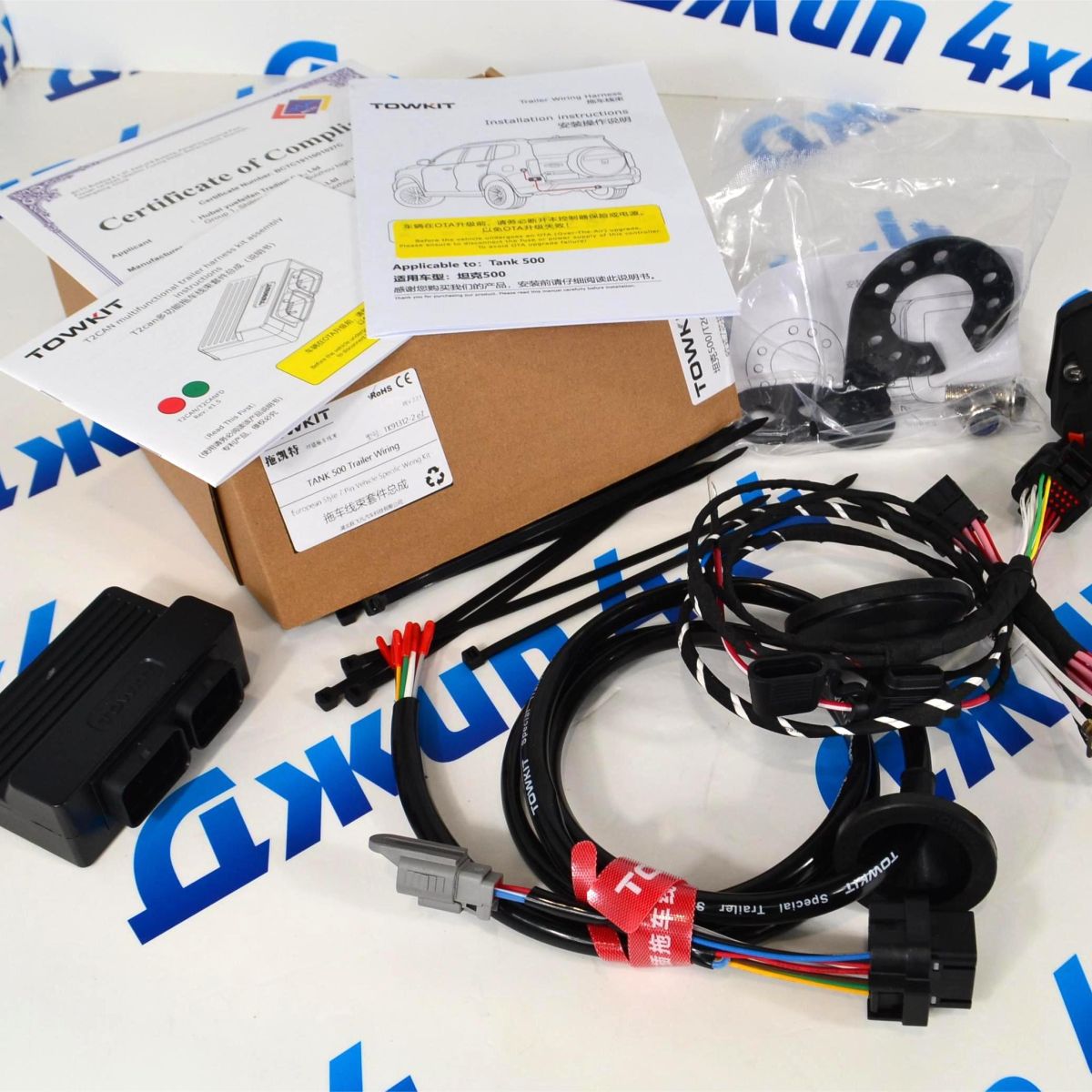 Проводка фаркопа для TANK 500 гибрид TK91312-2