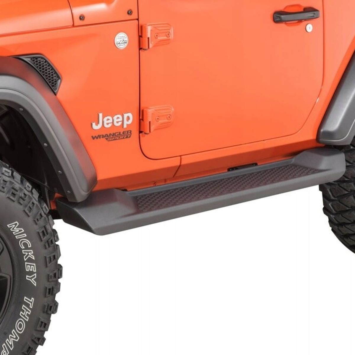 Порог подножка Jeep Wrangler JL 3 door пластиковый