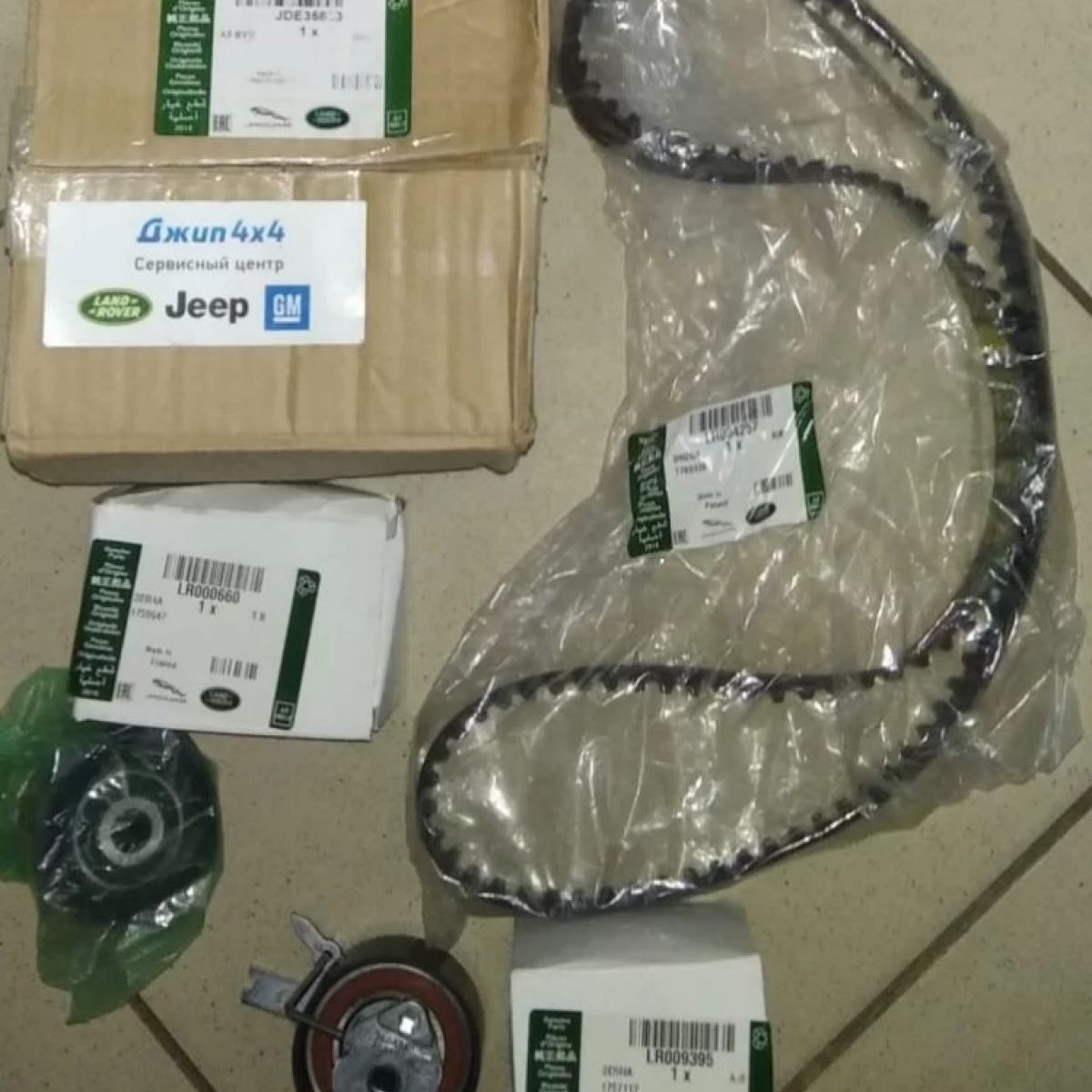 Ремень ГРМ + два ролика Range Rover Evoque L538/Land Rover Discovery Sport L550 V2.2TD JDE35823