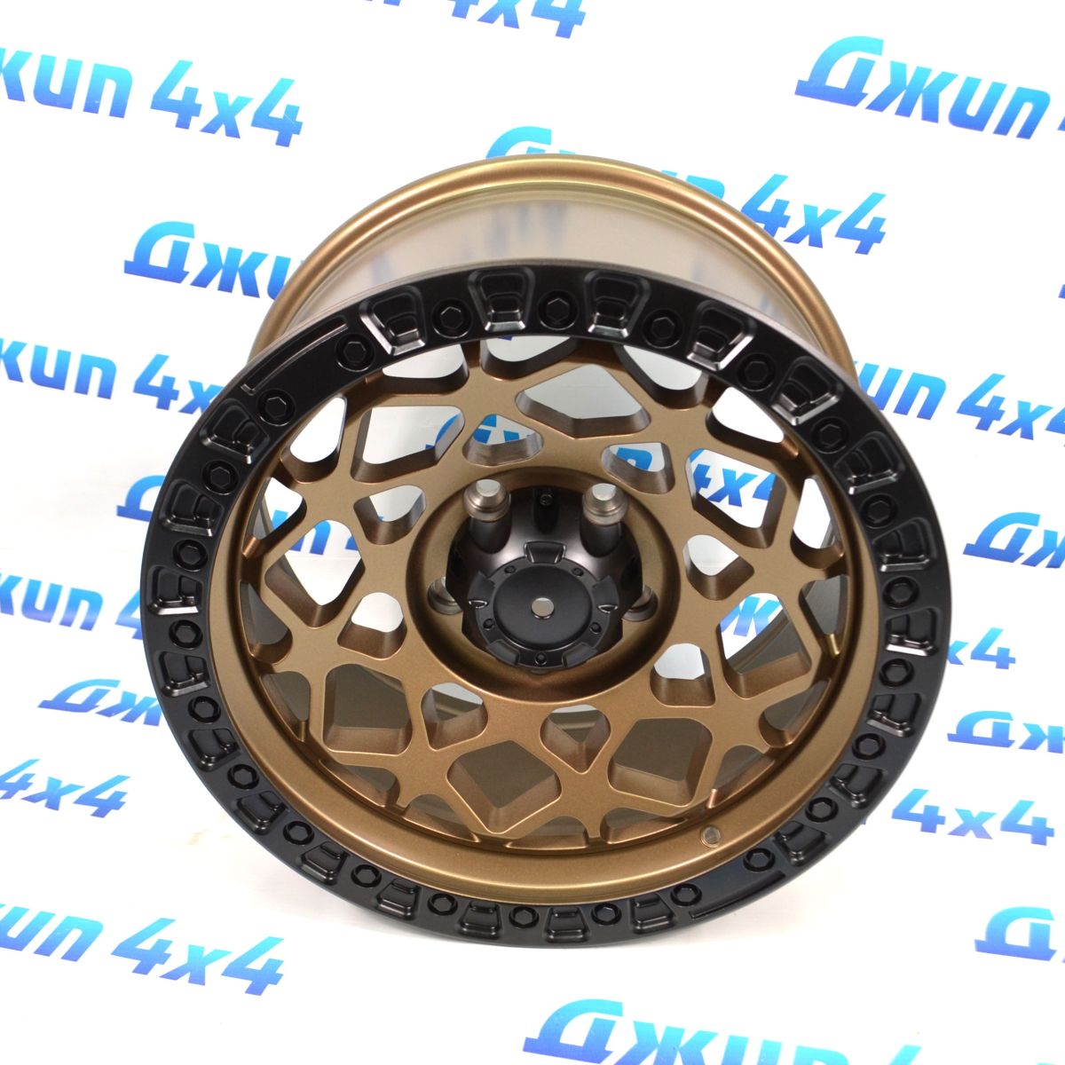Диск колёсный Bronze+Matt black lip R17x9/ET0/5x127/DIA71.5 (комплект 5 штук) TXT018