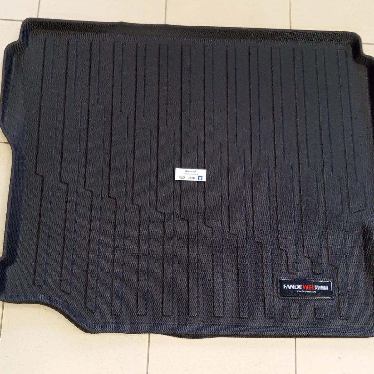 Коврик багажника Jeep Wrangler JL 5 дверей (без сабвуфера) D-0506